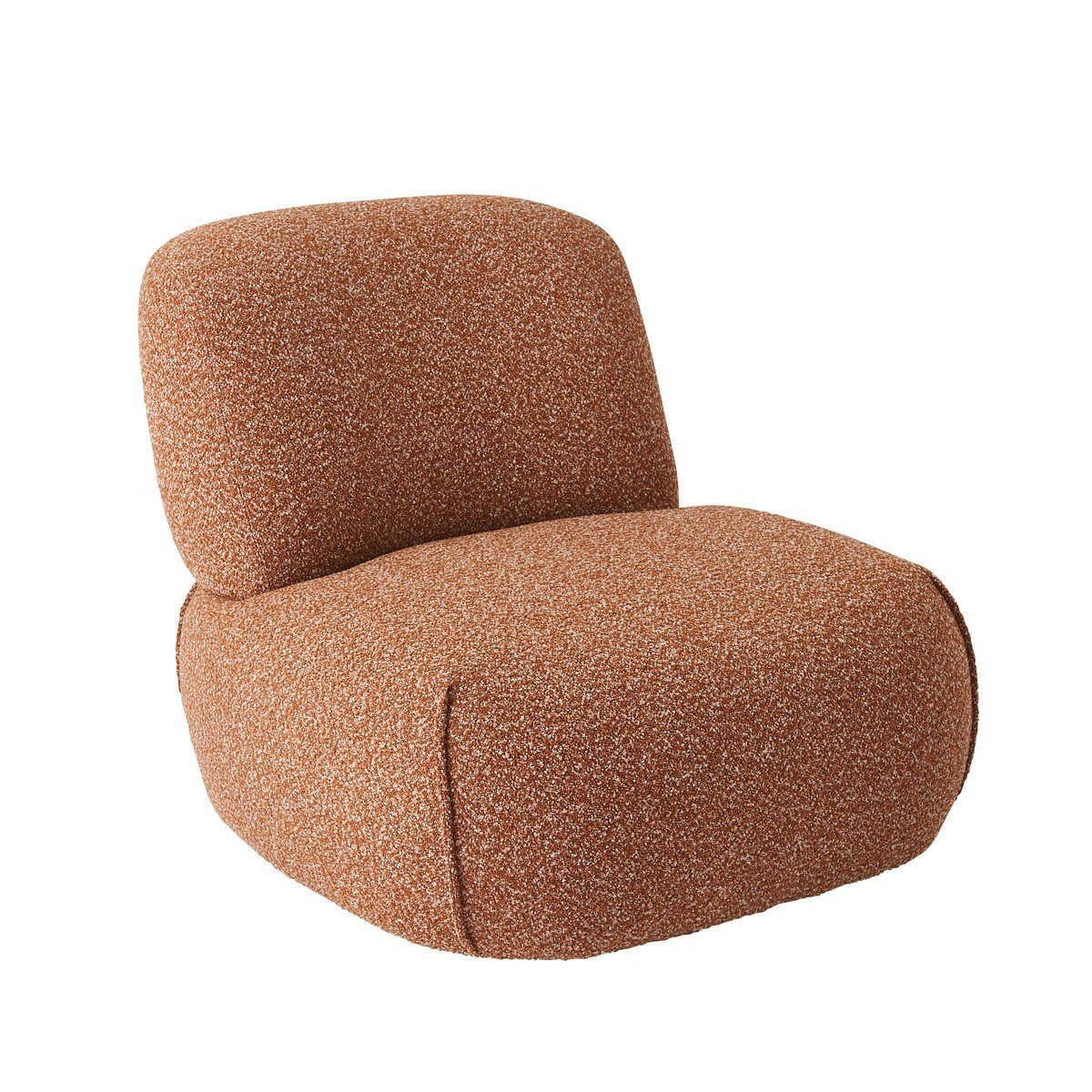 Fauteuil pivotant corail rouge, CALICOSY