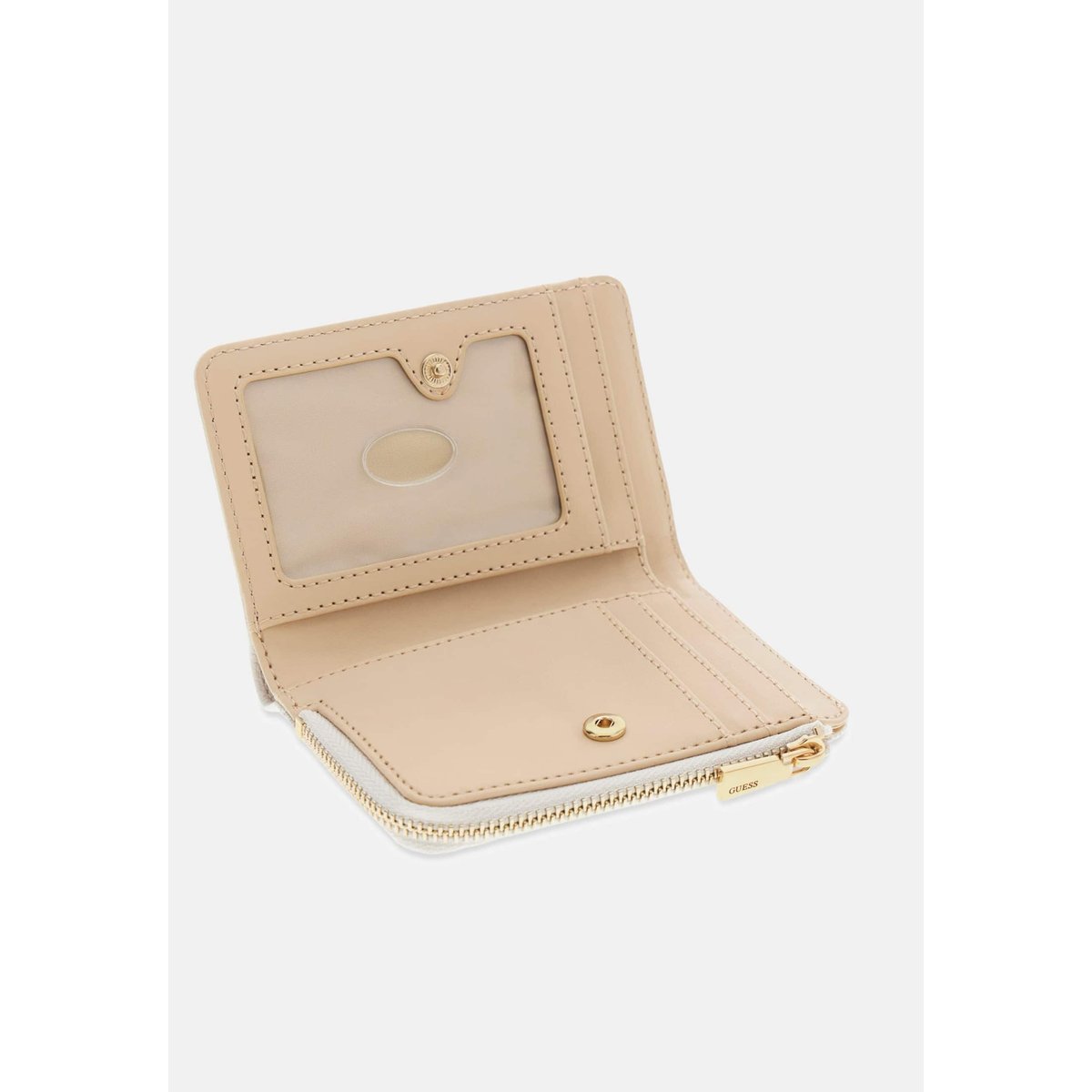 Portefeuille Lindsey beige, GUESS