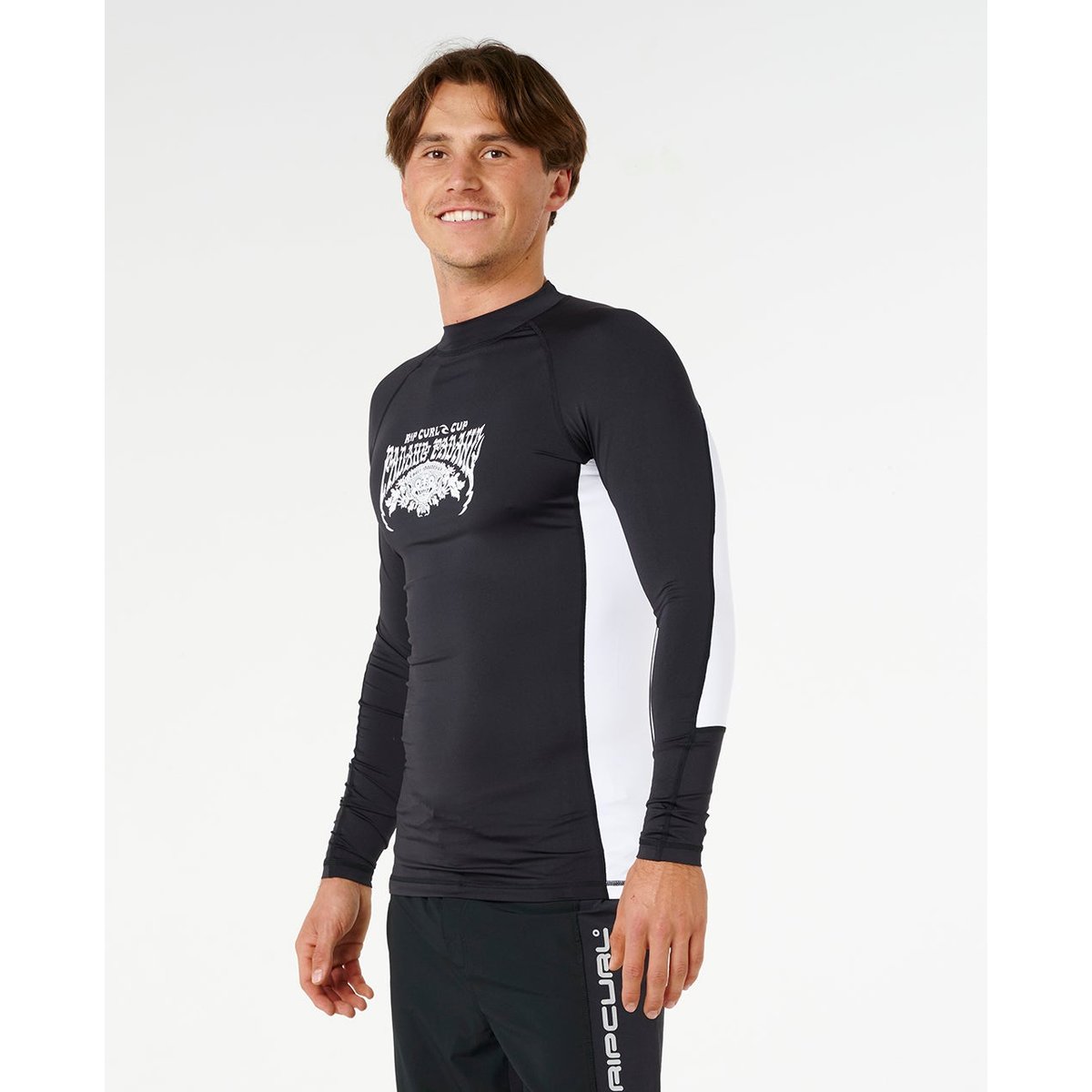 T-shirt anti-UV Padang Cup Perf manches longues black, RIP CURL