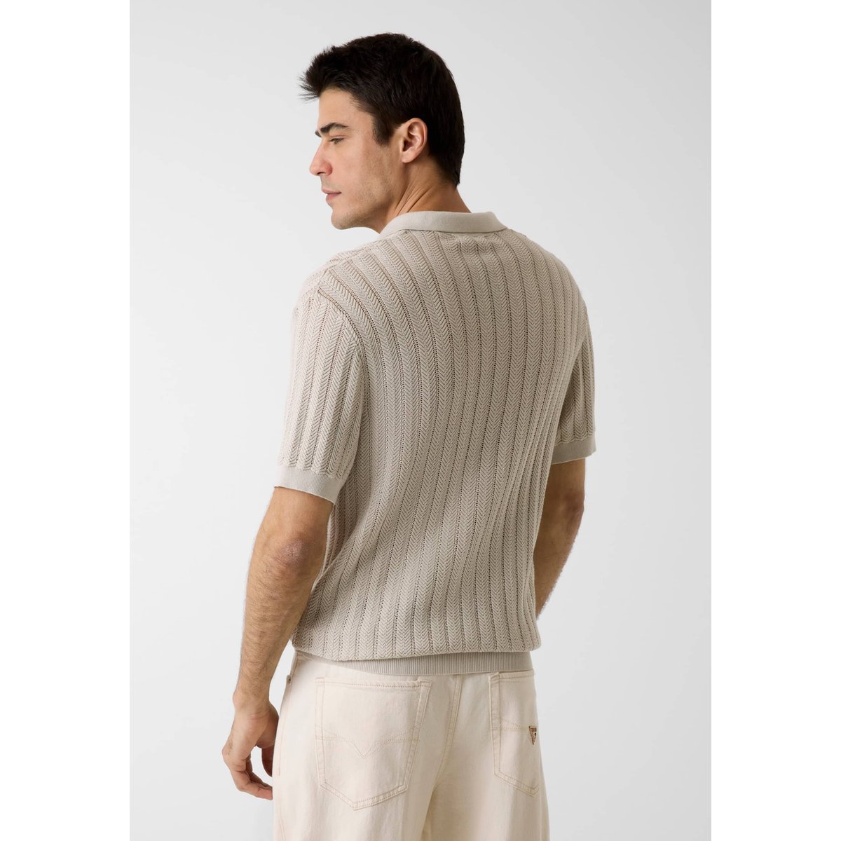 Pull Polo beige, GUESS