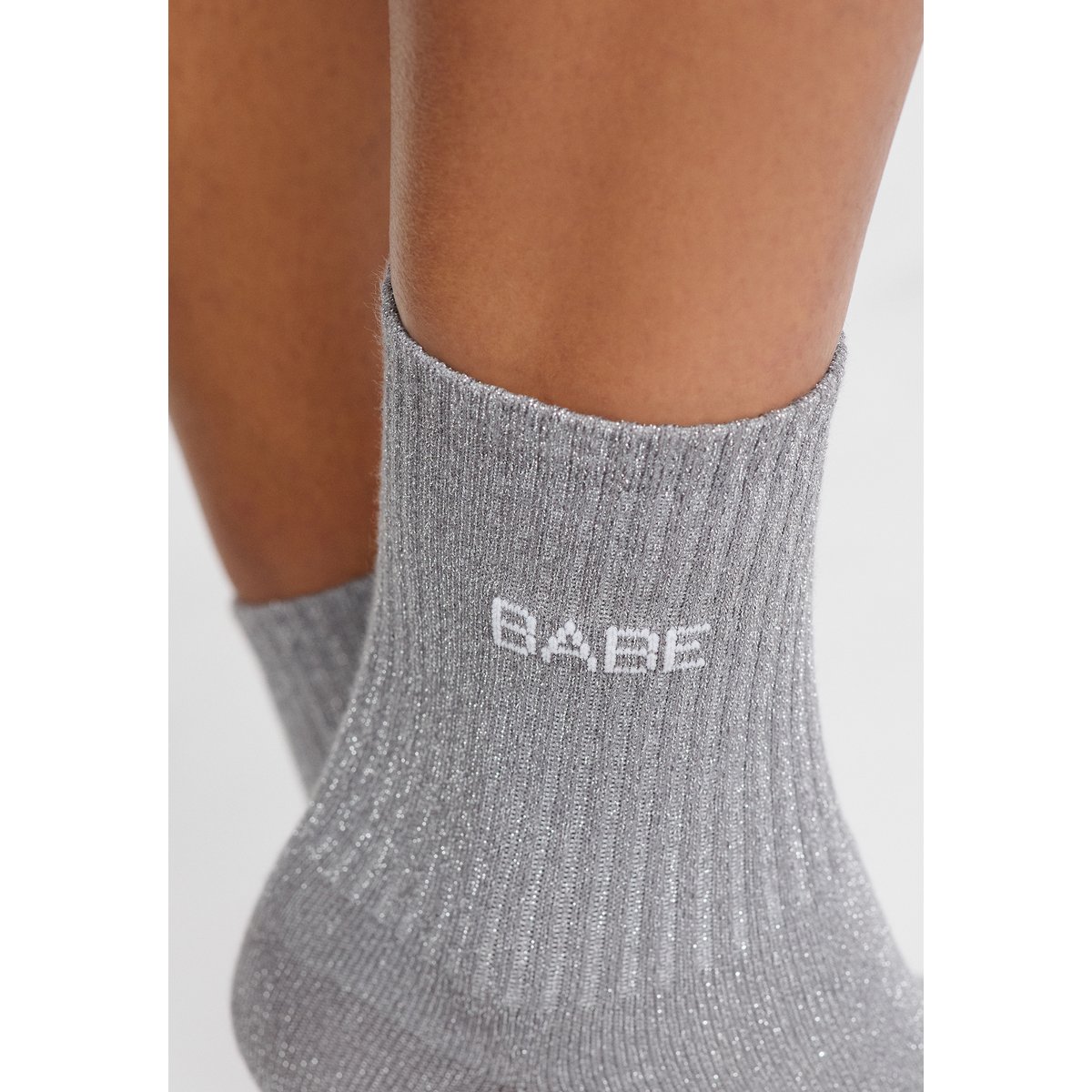 Chaussettes irrisées avec écriture LEGENDE gris, ETAM