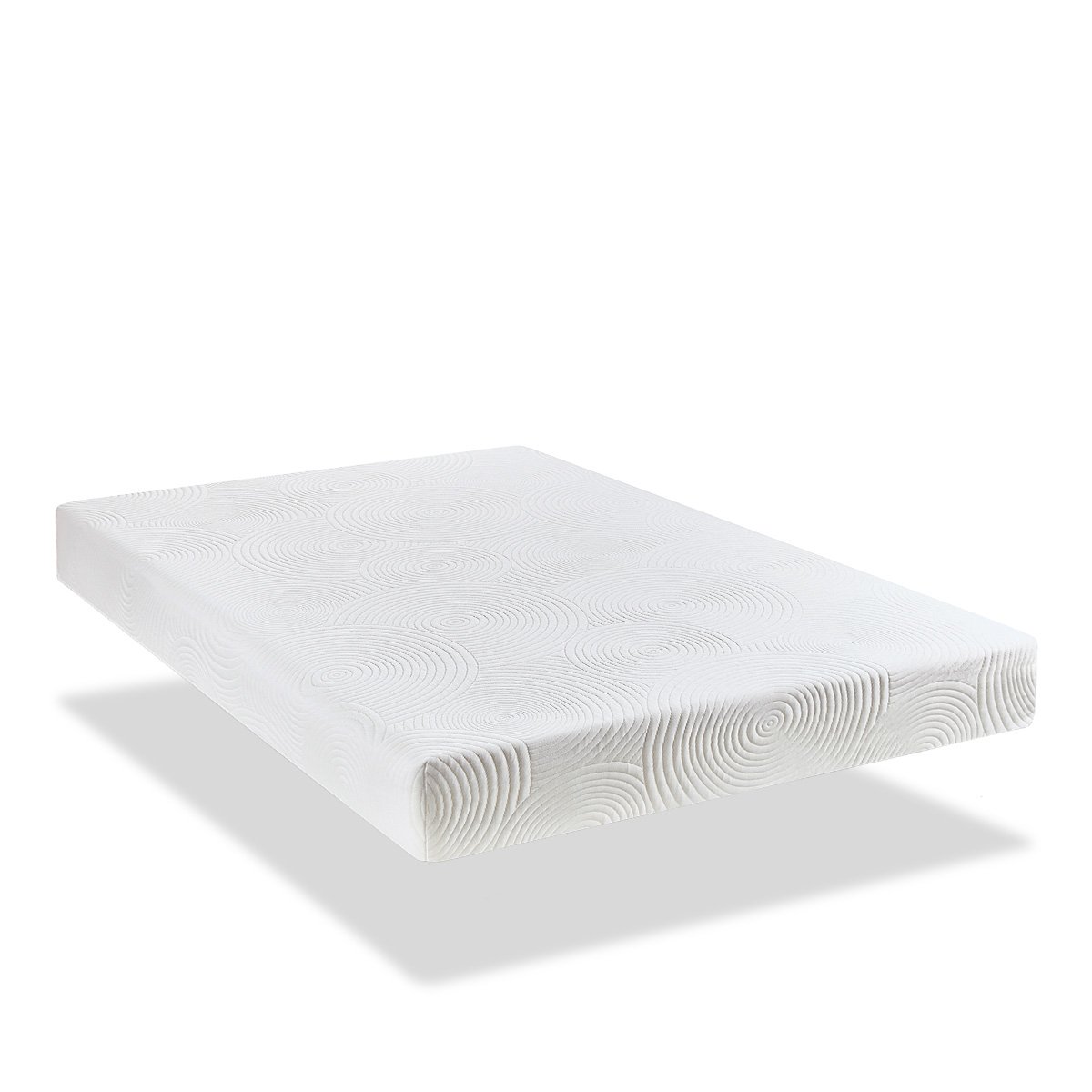 Matelas Mousse Vosges 90x200 cm Accueil Mousse Haute Densité blanc, BELLECOUR