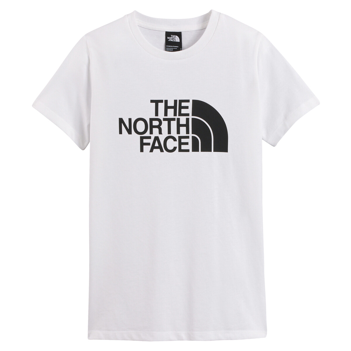Easy Logo Print T-Shirt in Cotton Mix white, THE NORTH FACE