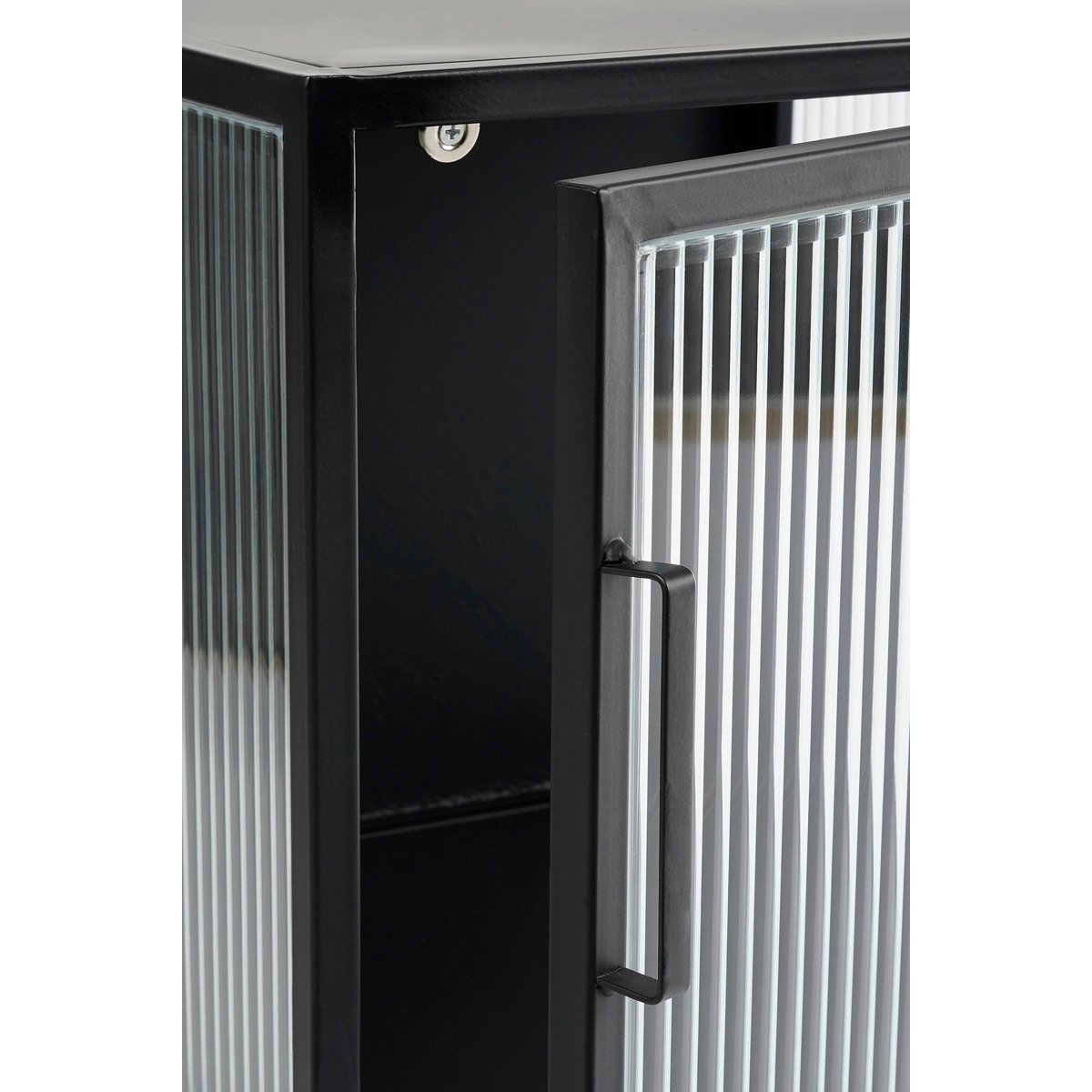 Armoire de rangement H50 cm CLIFTON noir, MICA DECORATIONS