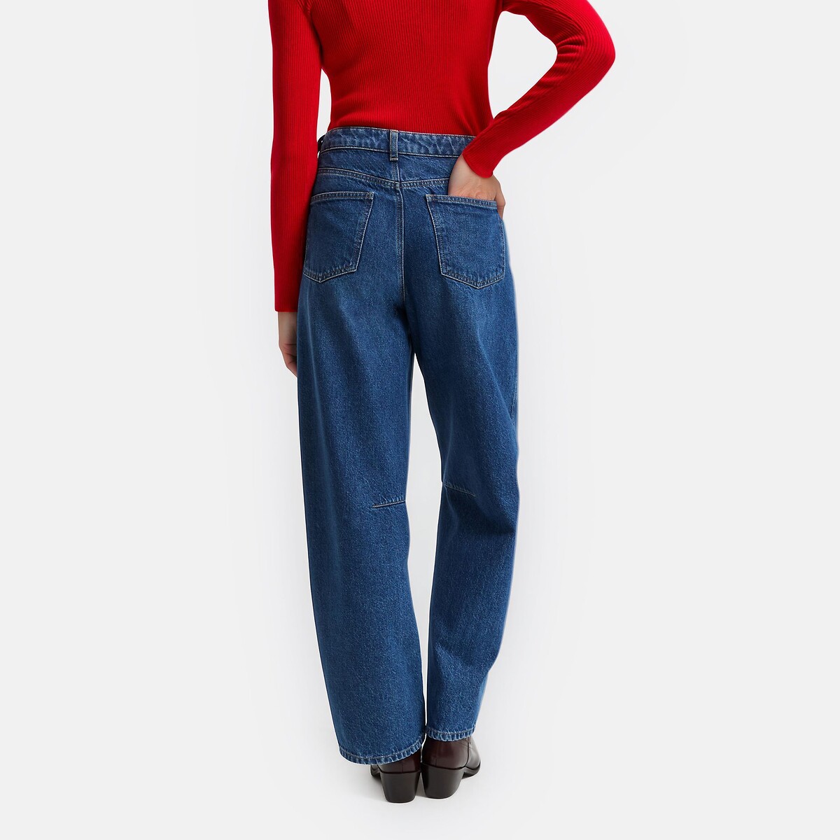 Jean large barrel, Signature, ARMIDE bleu stone, LA REDOUTE COLLECTIONS