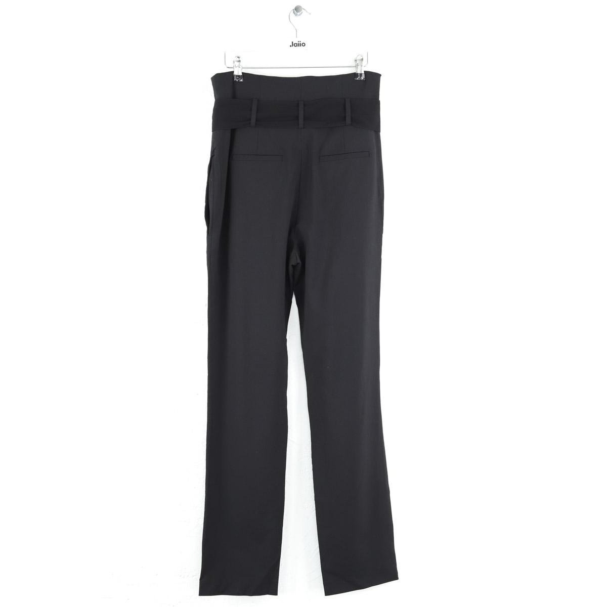 Pantalon droit - Très Bon État noir, BA&SH