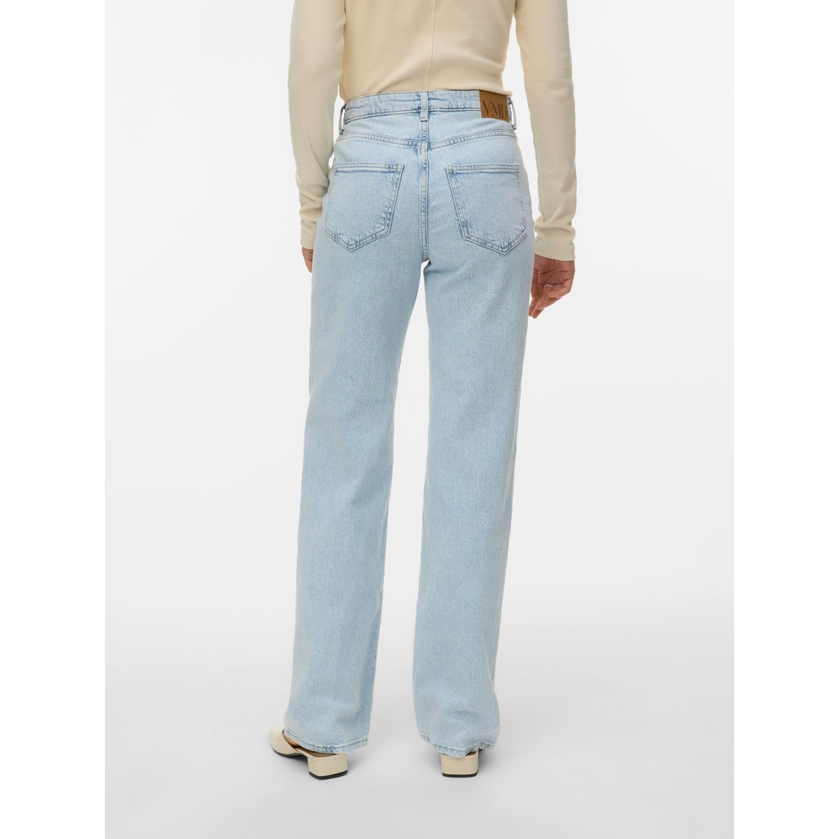Jean À Coupe Large light blue denim, VERO MODA