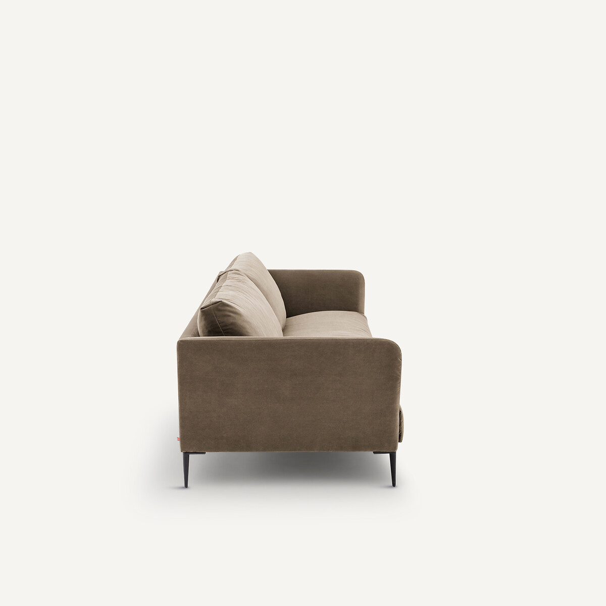 3- oder 4-Sitzer-Sofa, Samt, OSCAR, Design Emmanuel Gallina aschbeige, EMMANUEL GALLINA X AM.PM