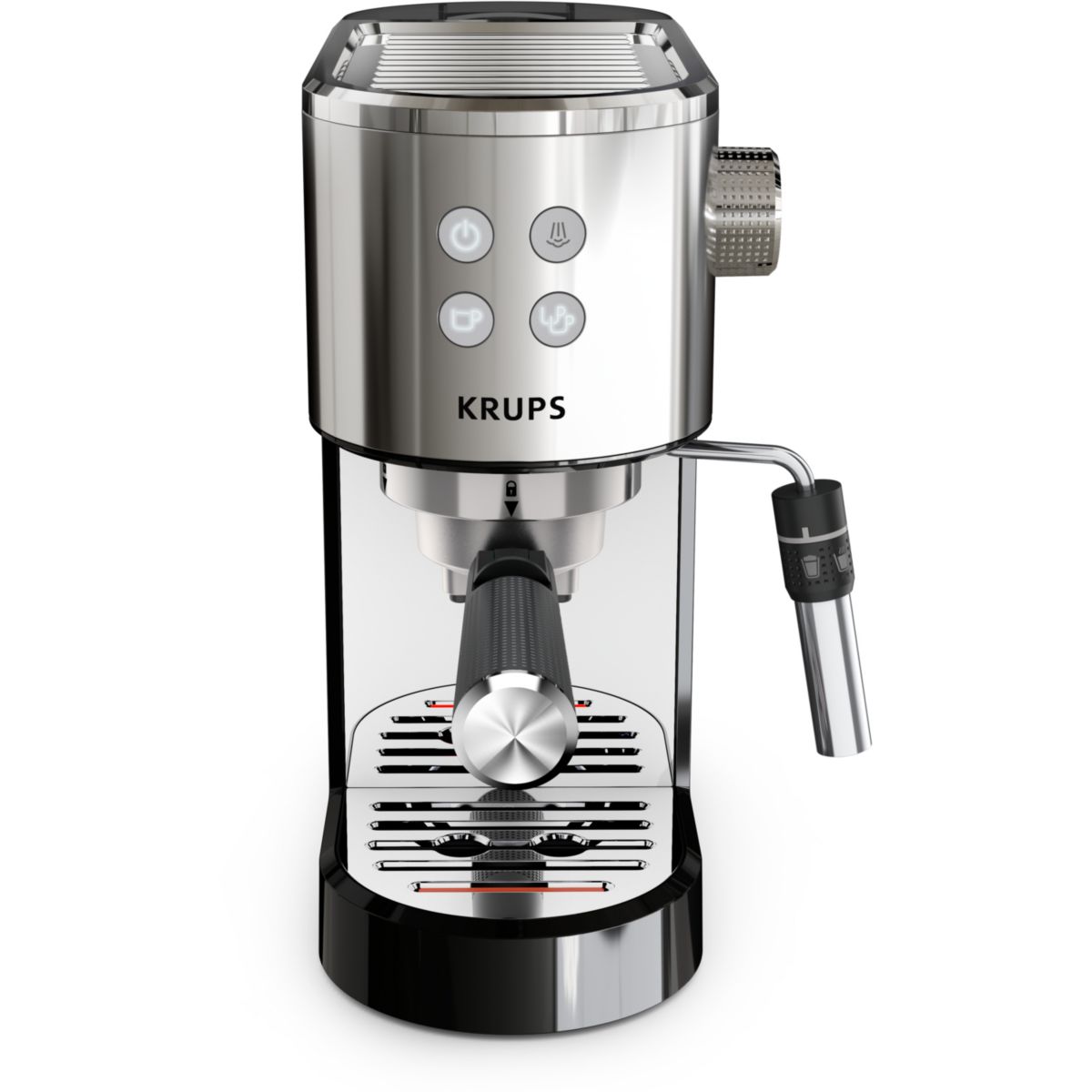 Machine à expresso XP444C10 pompe virtuoso + inox, KRUPS