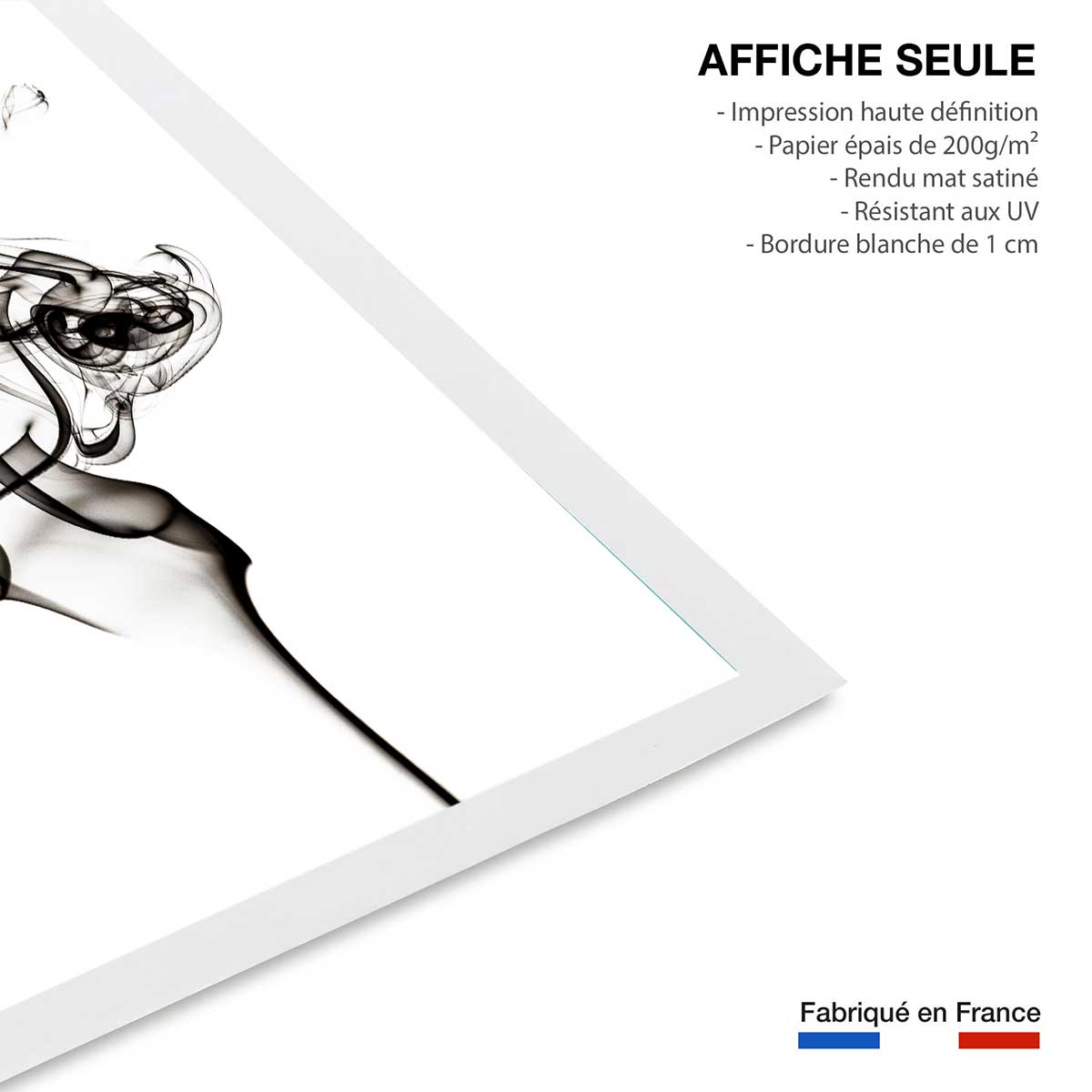 Poster smoke the dancer affiche seule, HEXOA