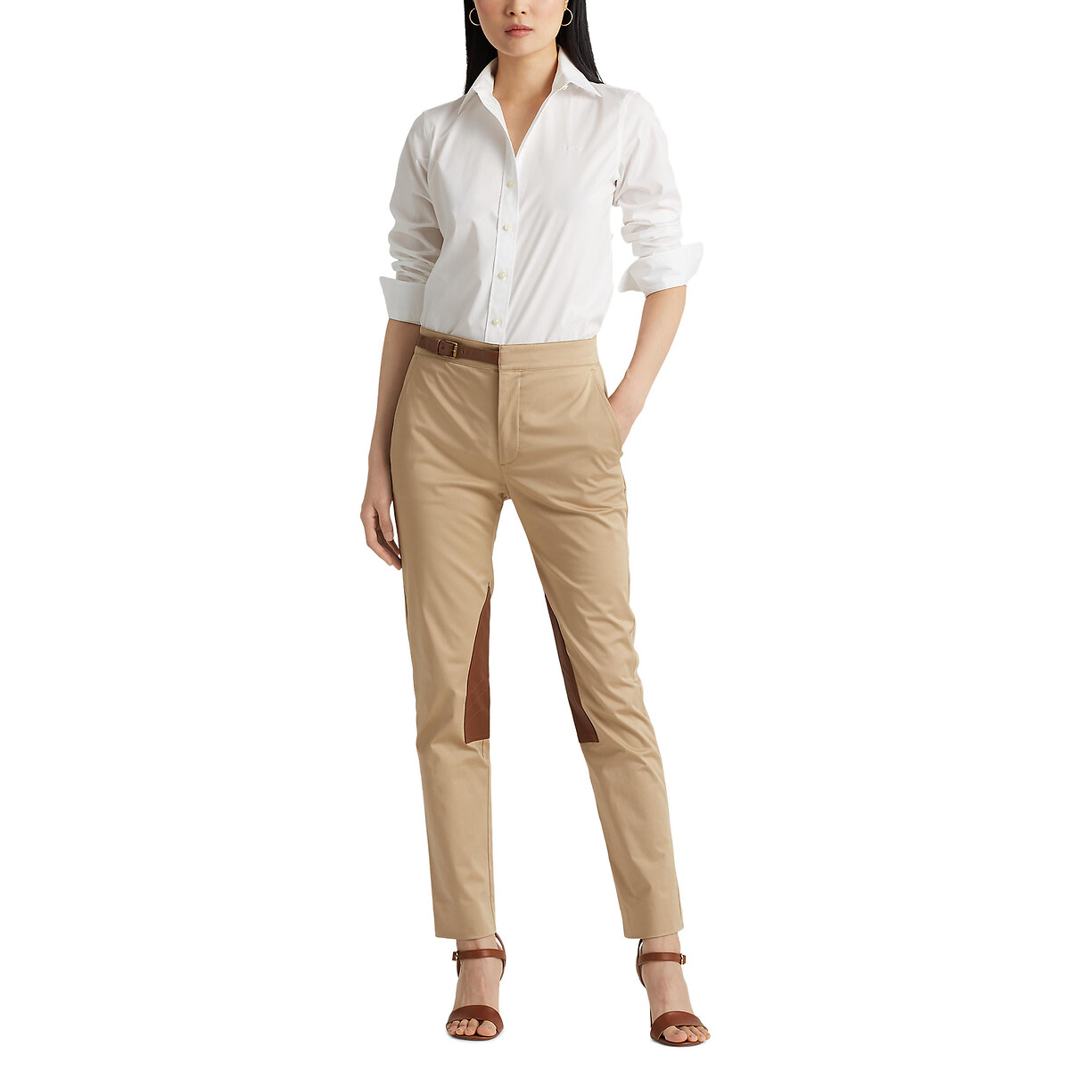 Chemise à manches longues blanc, LAUREN RALPH LAUREN