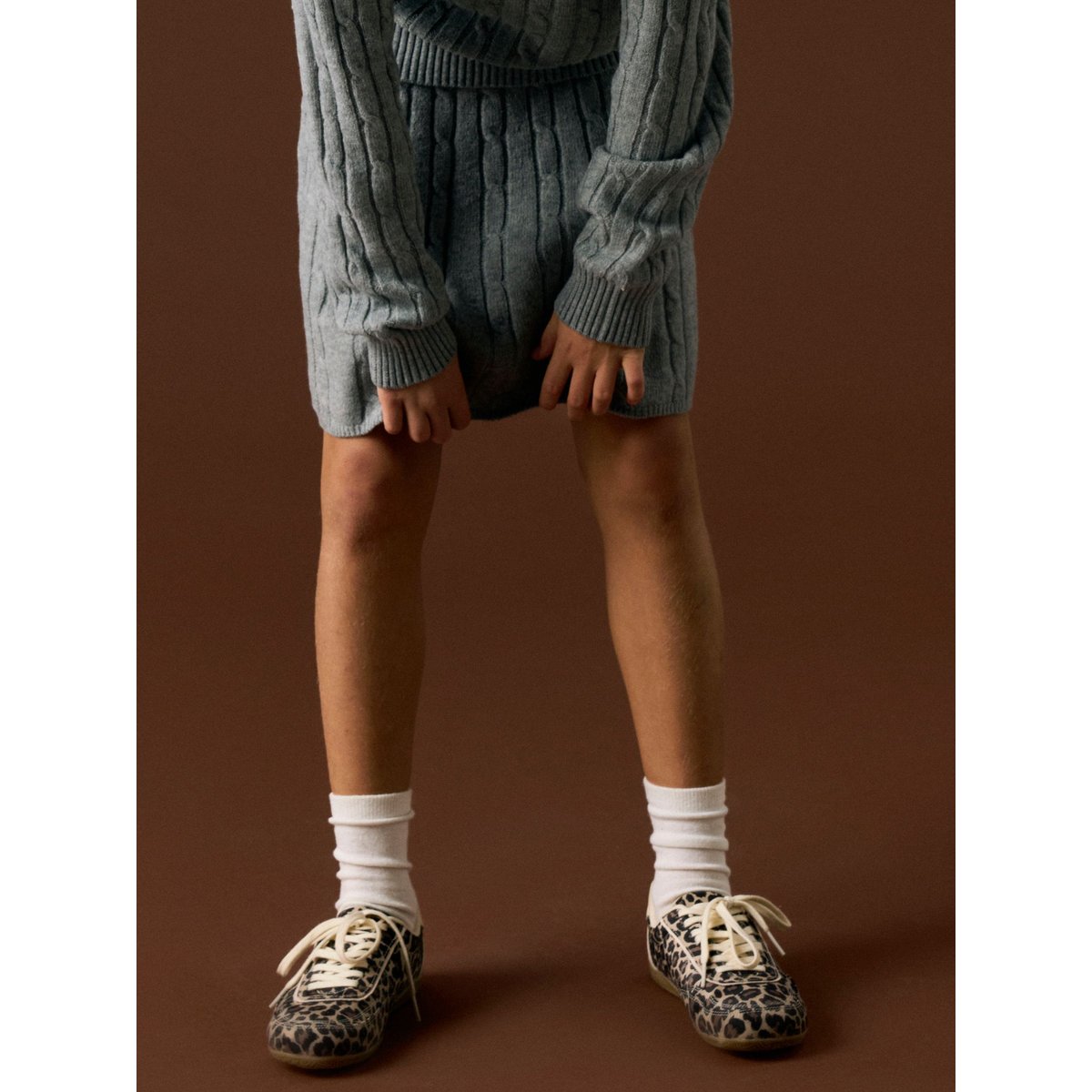 Jupe gris - grey melange1, NAME IT