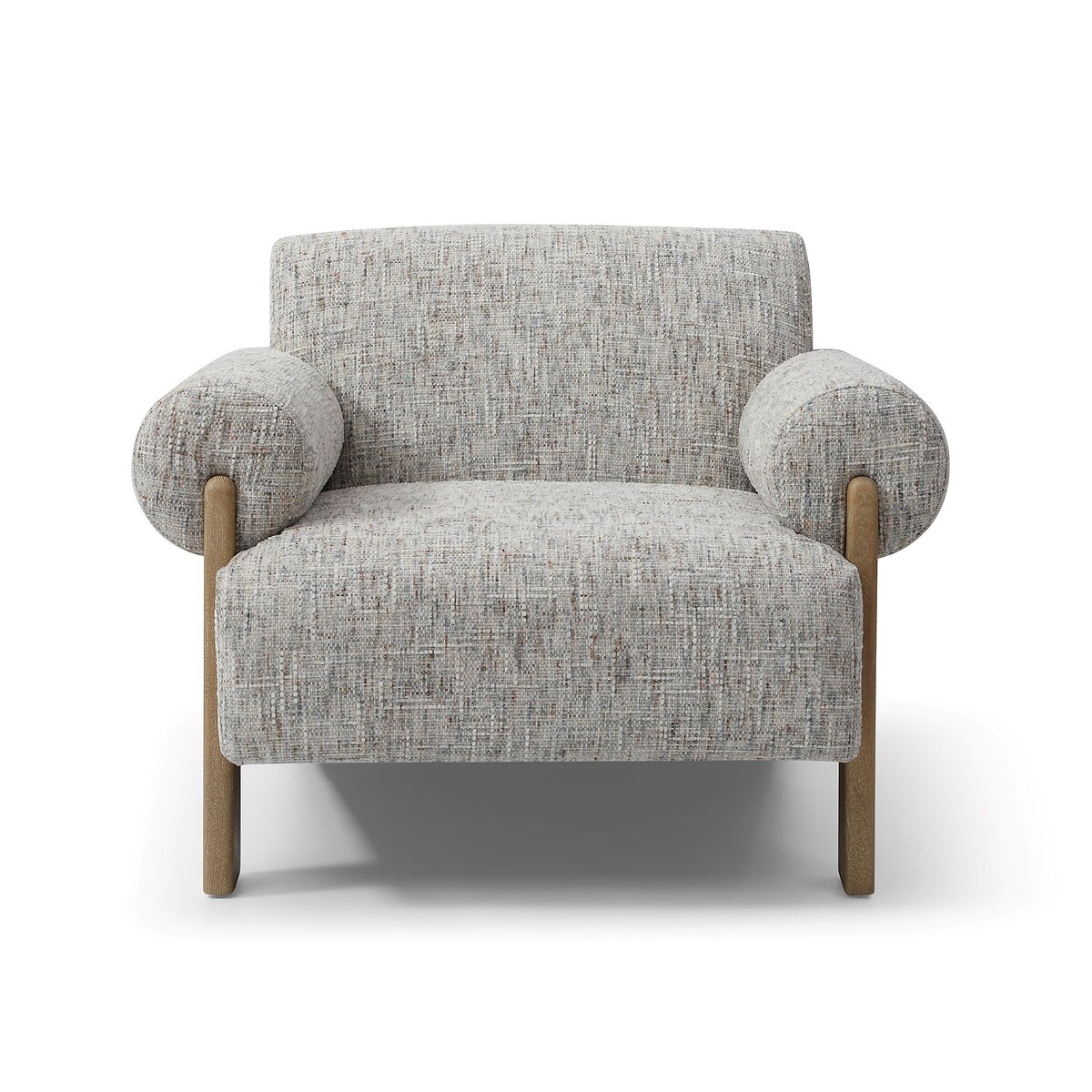 Atlas Chunky Chenille Weave Chair with Oak Legs natural, ÉDITÉ