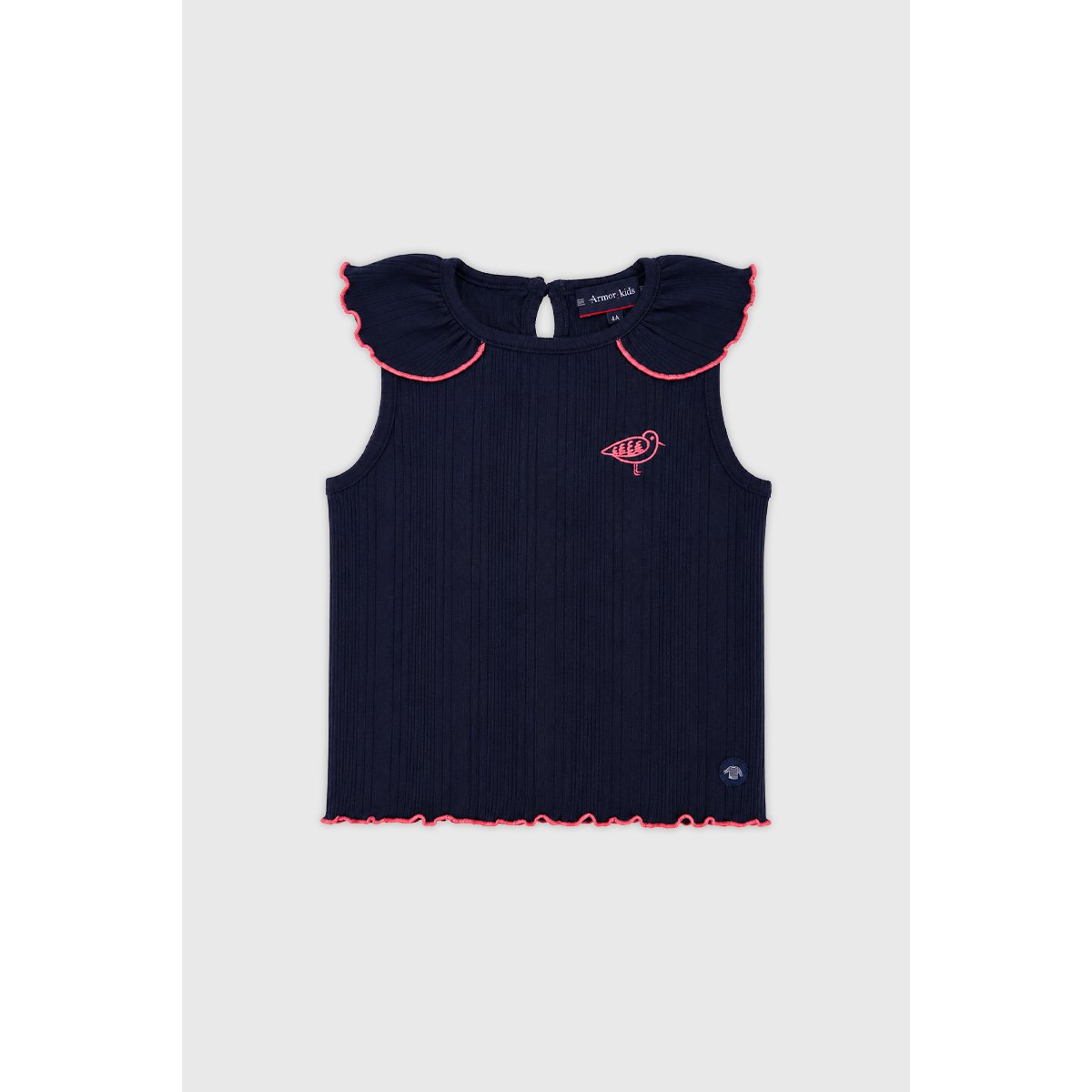 Top sans manche Kids - coton marine deep, ARMOR-LUX
