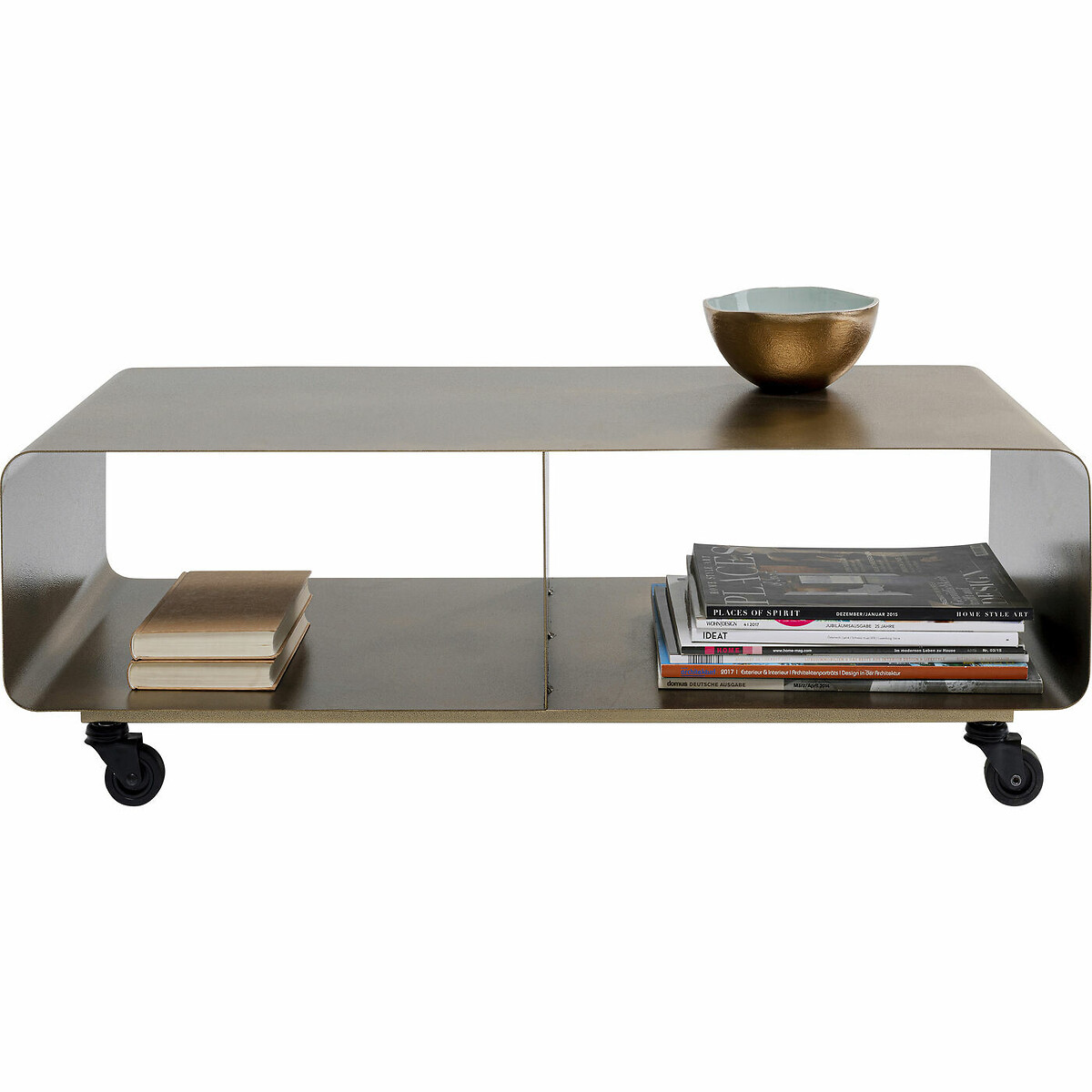 Buffet bas Lounge M 90x30cm bronze, KARE DESIGN