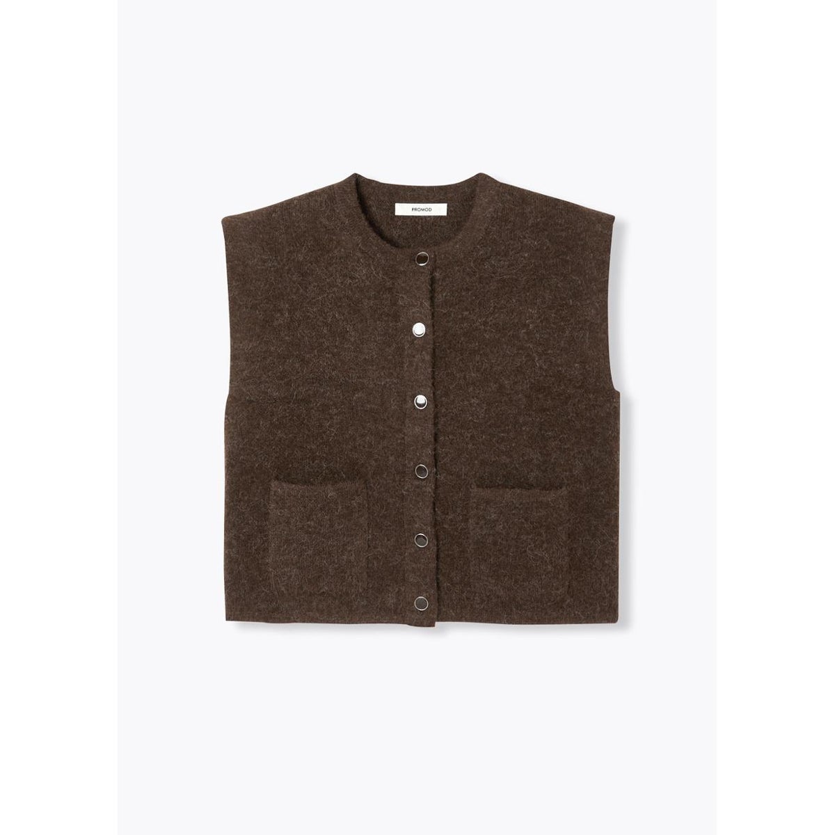 Cardigan sans manches marron, PROMOD