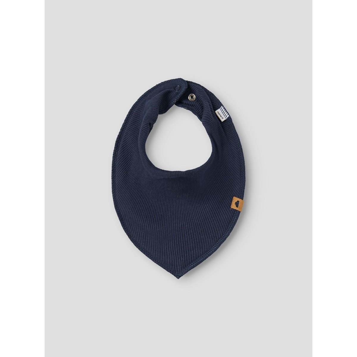 Bavoir Carré bleu - navy blazer1, NAME IT