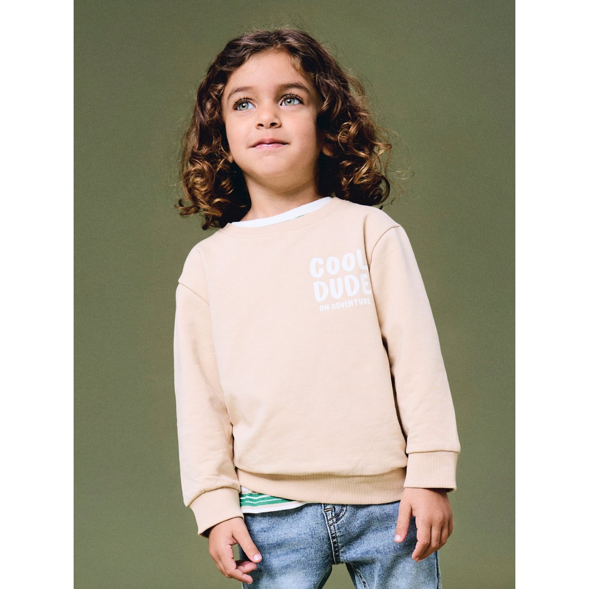 Sweat-Shirt gris - sesame, NAME IT