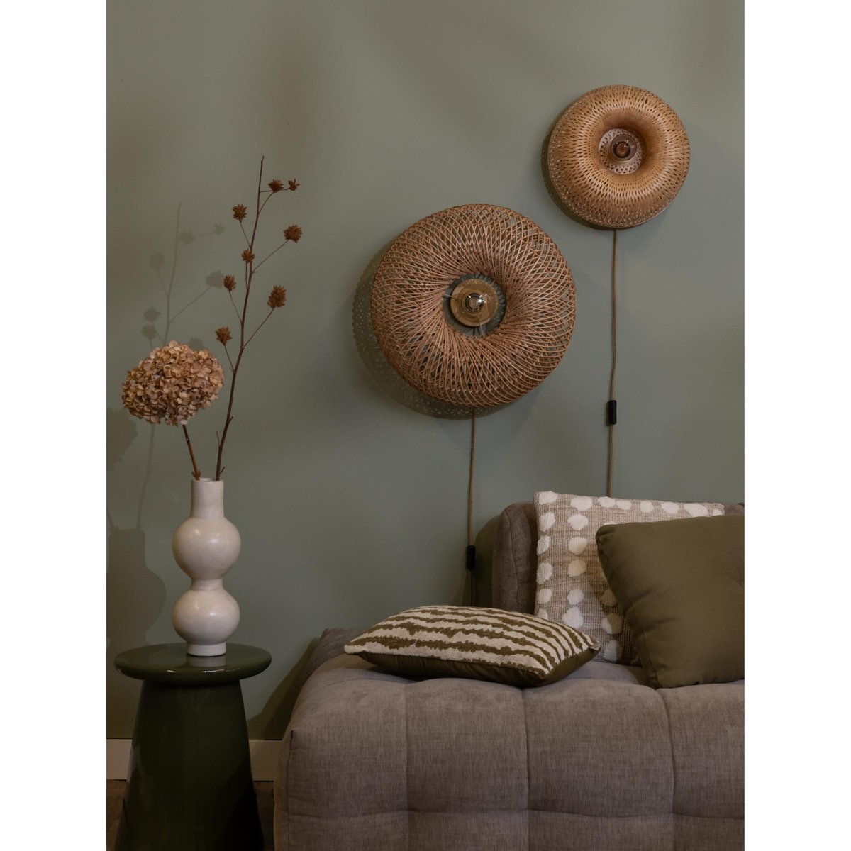 Applique Bambou BARBADOS marron clair, GOOD & MOJO