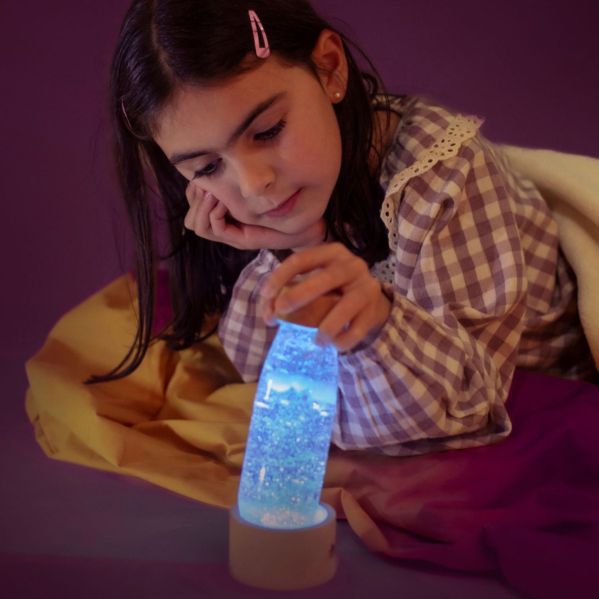 Magic lamp pour bouteille sensorielle marron, PETIT BOUM