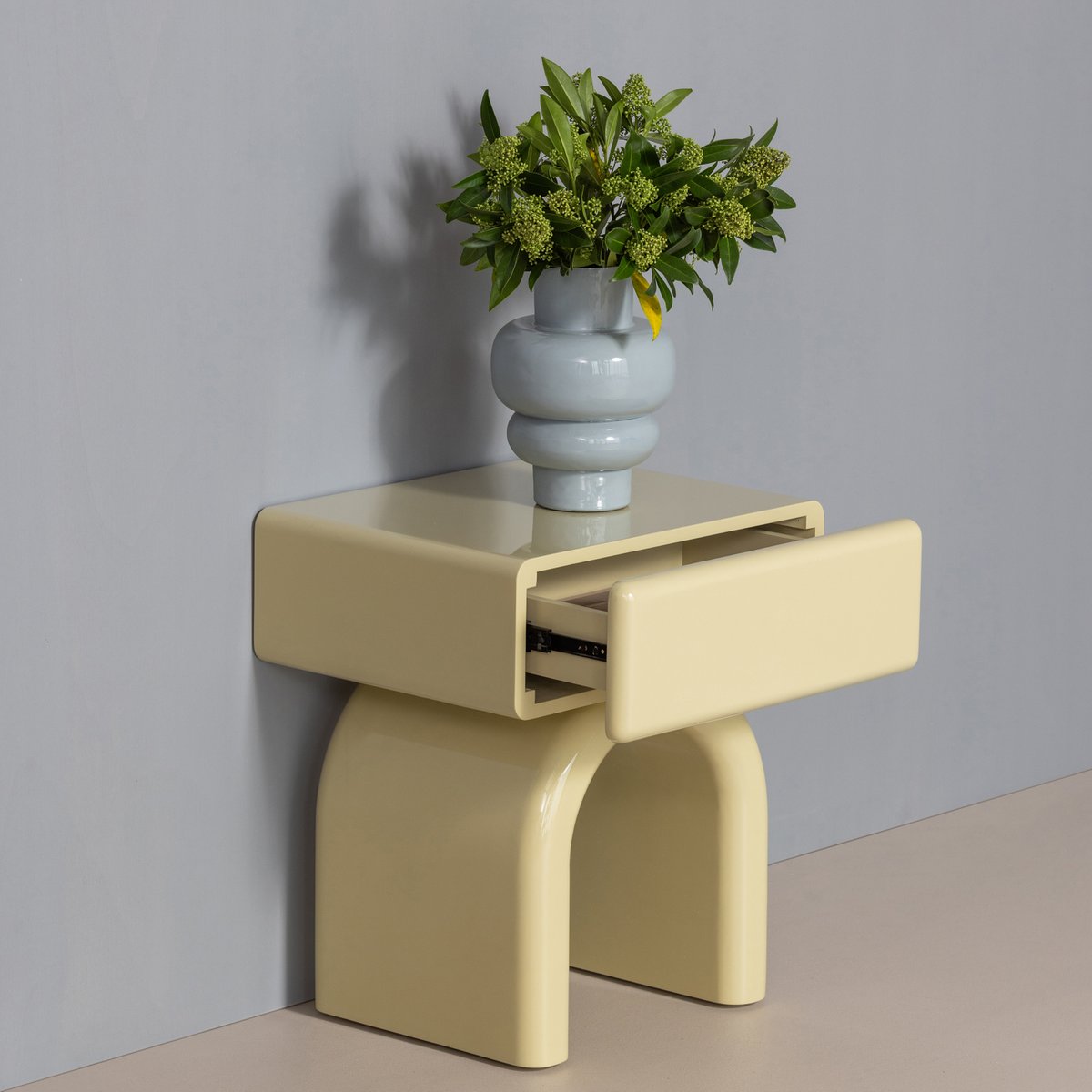 Commode en bois ZOREL vert, WOOOD