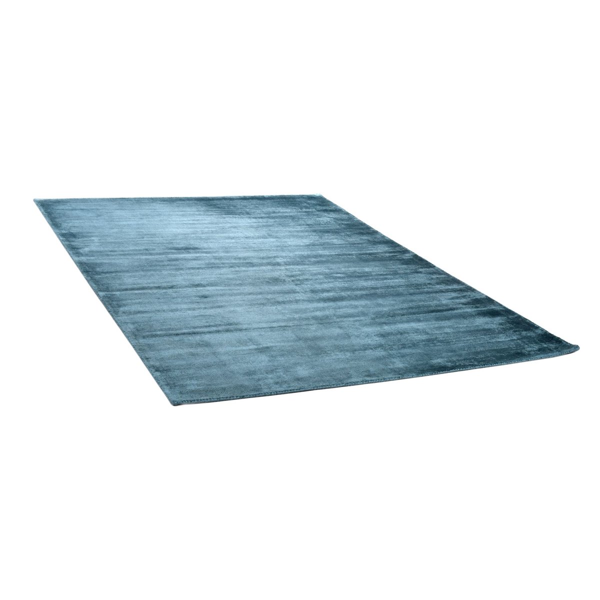 Tapis en viscose tissé main aspect vieilli - SHINE aqua, TOM TAILOR