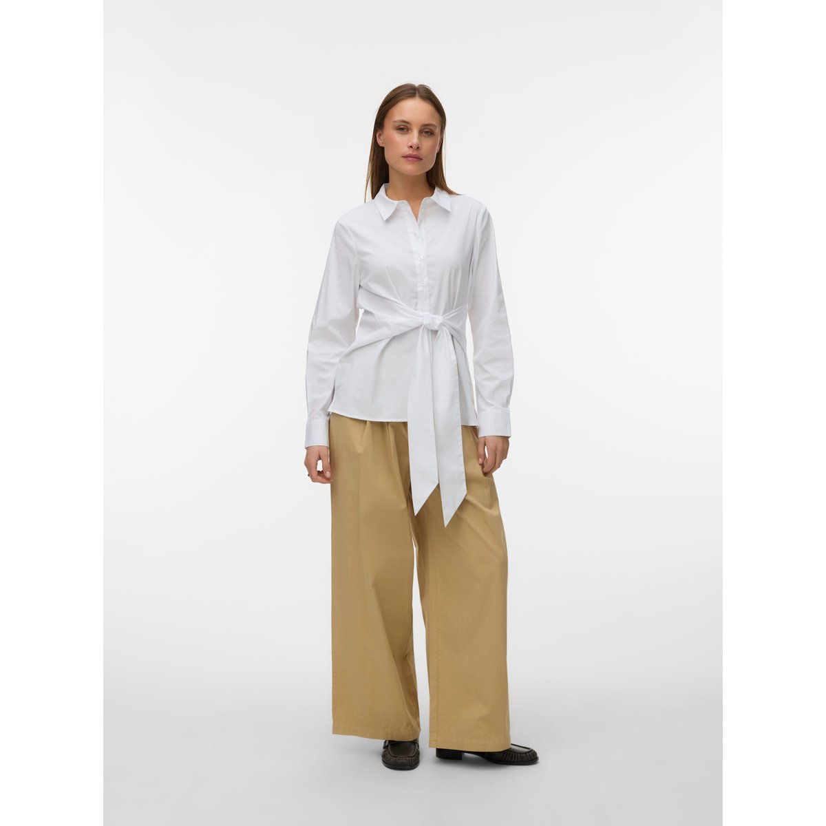 Chemise En Popeline bright white, VERO MODA