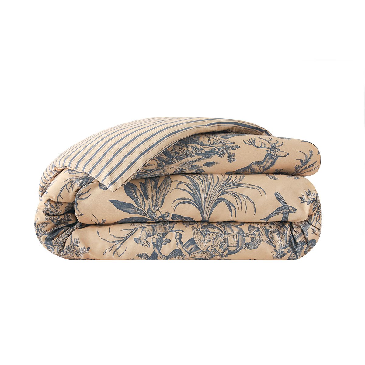 Housse De Couette 4 CONTINENTS 4_continents_beige_bleu, ANNE DE SOLENE