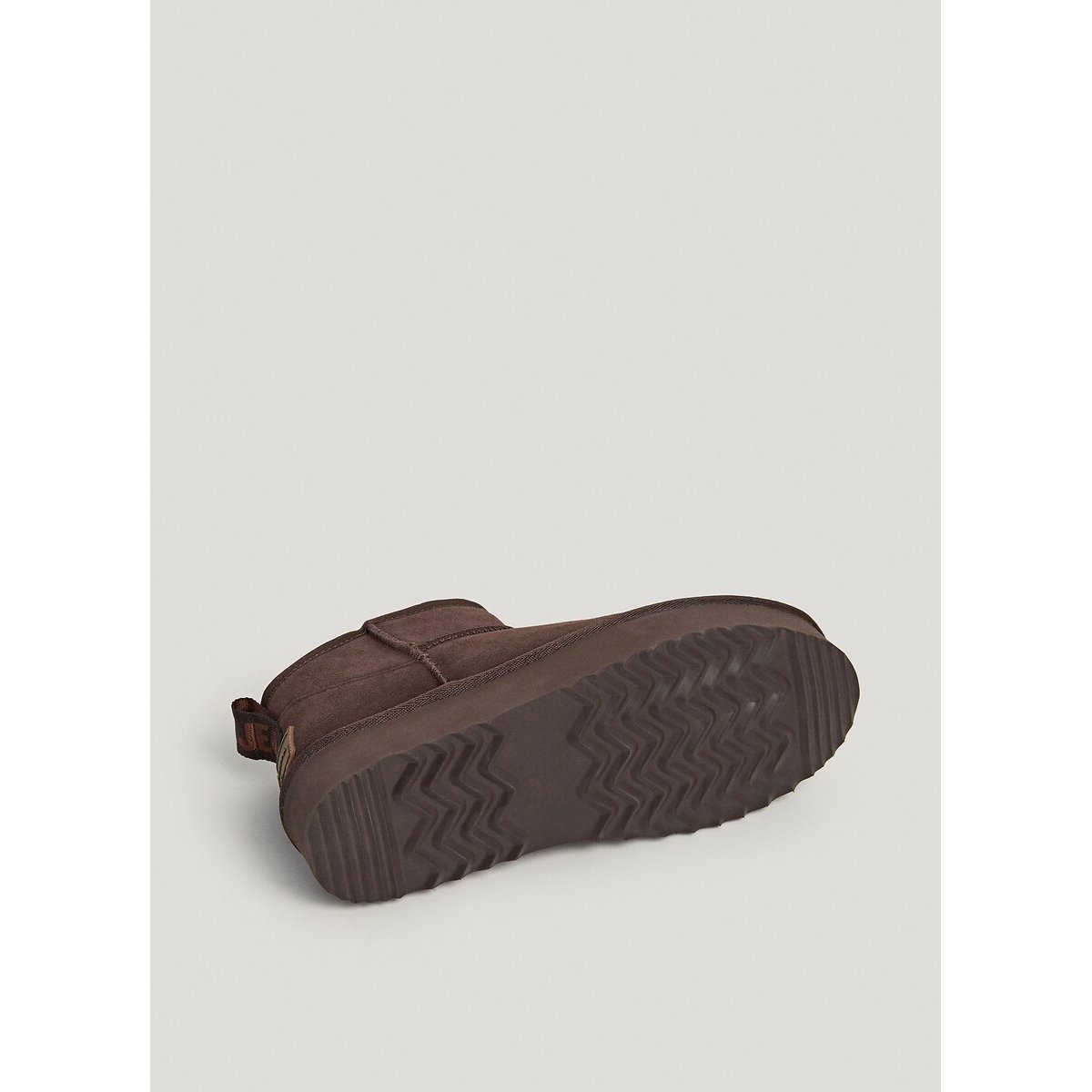 Bottines fourrées en cuir DISS YOUNG marron, PEPE JEANS