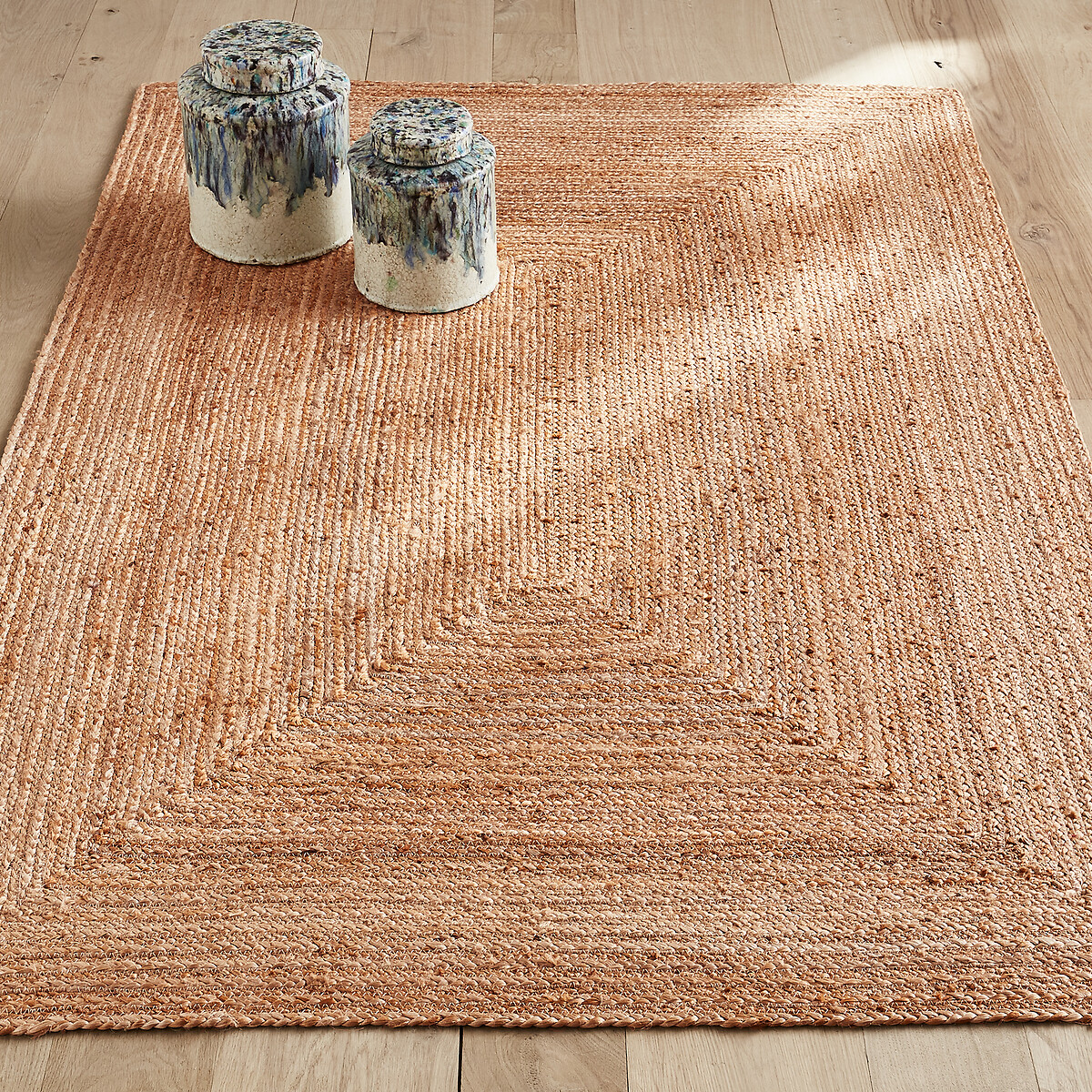 Tapis en jute, tressé main, Hempy naturel, AM.PM