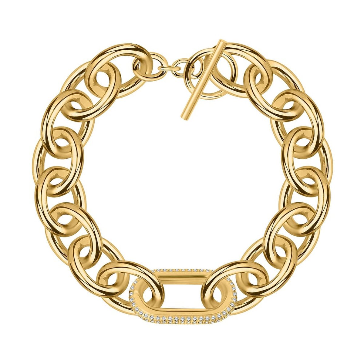 Bracelets en Acier/oxyde de zirconium De Zirconium et Oxyde de zirconium or, CLEOR