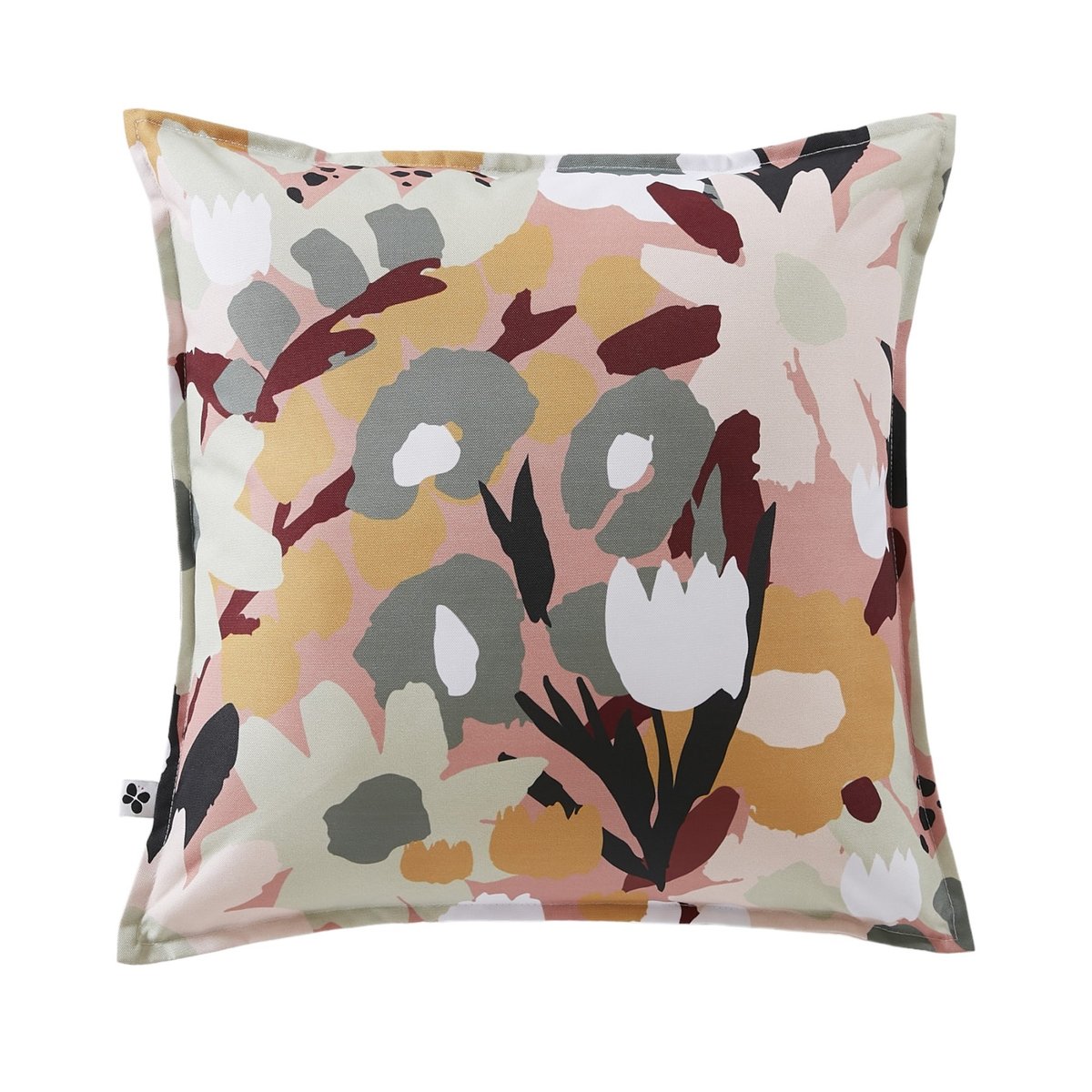 Housse de coussin exterieur deperlant Leane jaune, EDEN