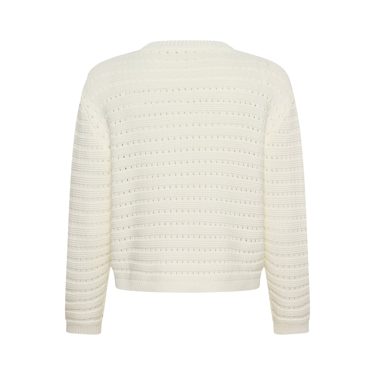 Pullover tricoté blanc, KAFFE