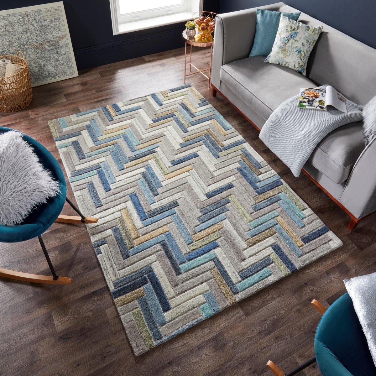 Tapis RUSSO naturel-multicolore, FLAIR RUGS