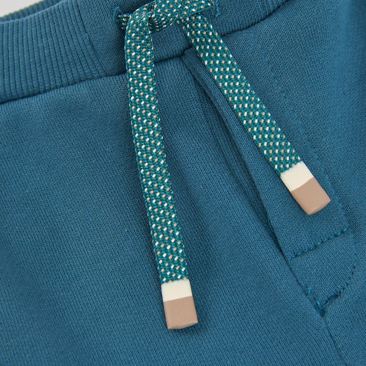 Pantalon garçon en molleton avec poches cargo vert, BOBOLI