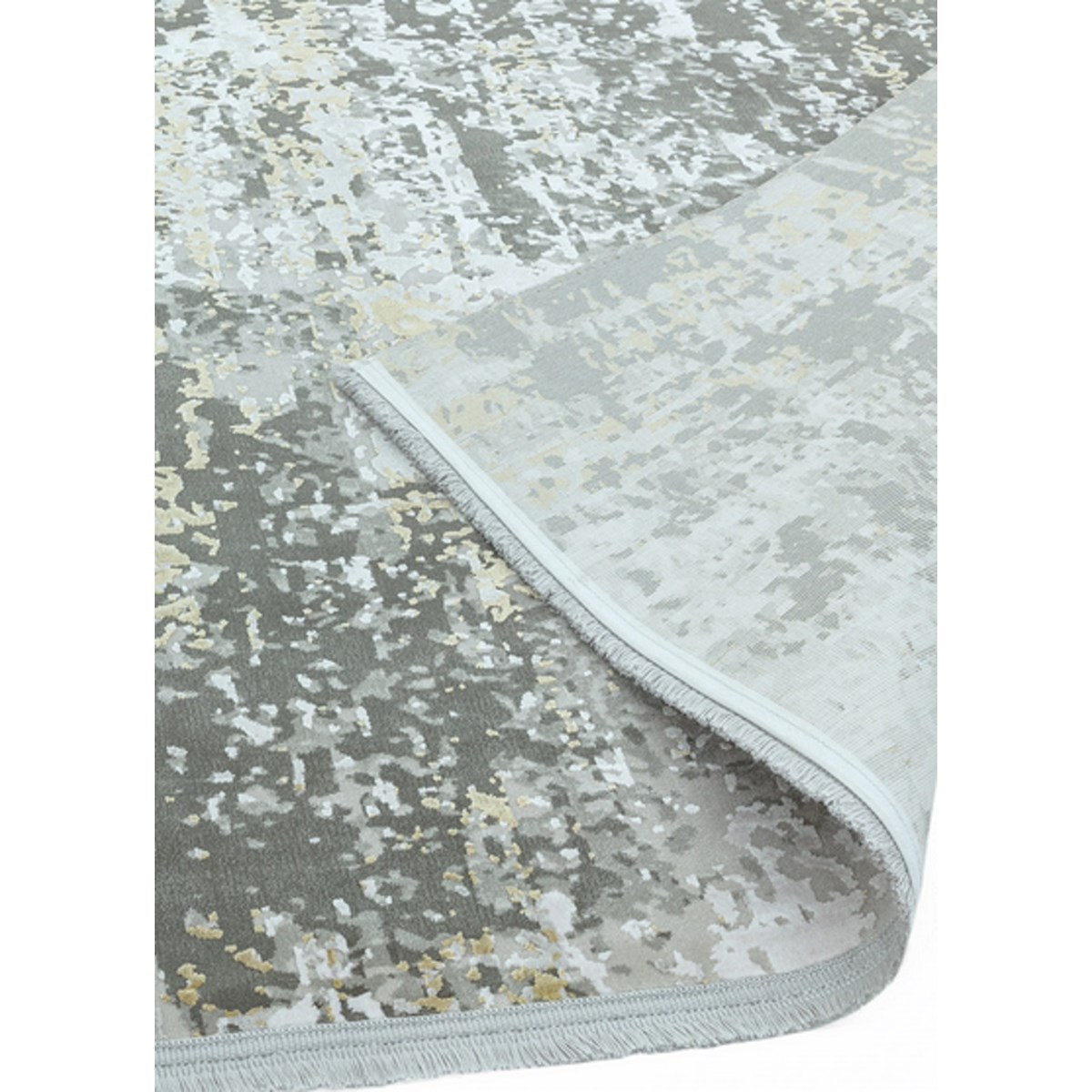Tapis moderne tissé plat CLOAK or, NOVATREND
