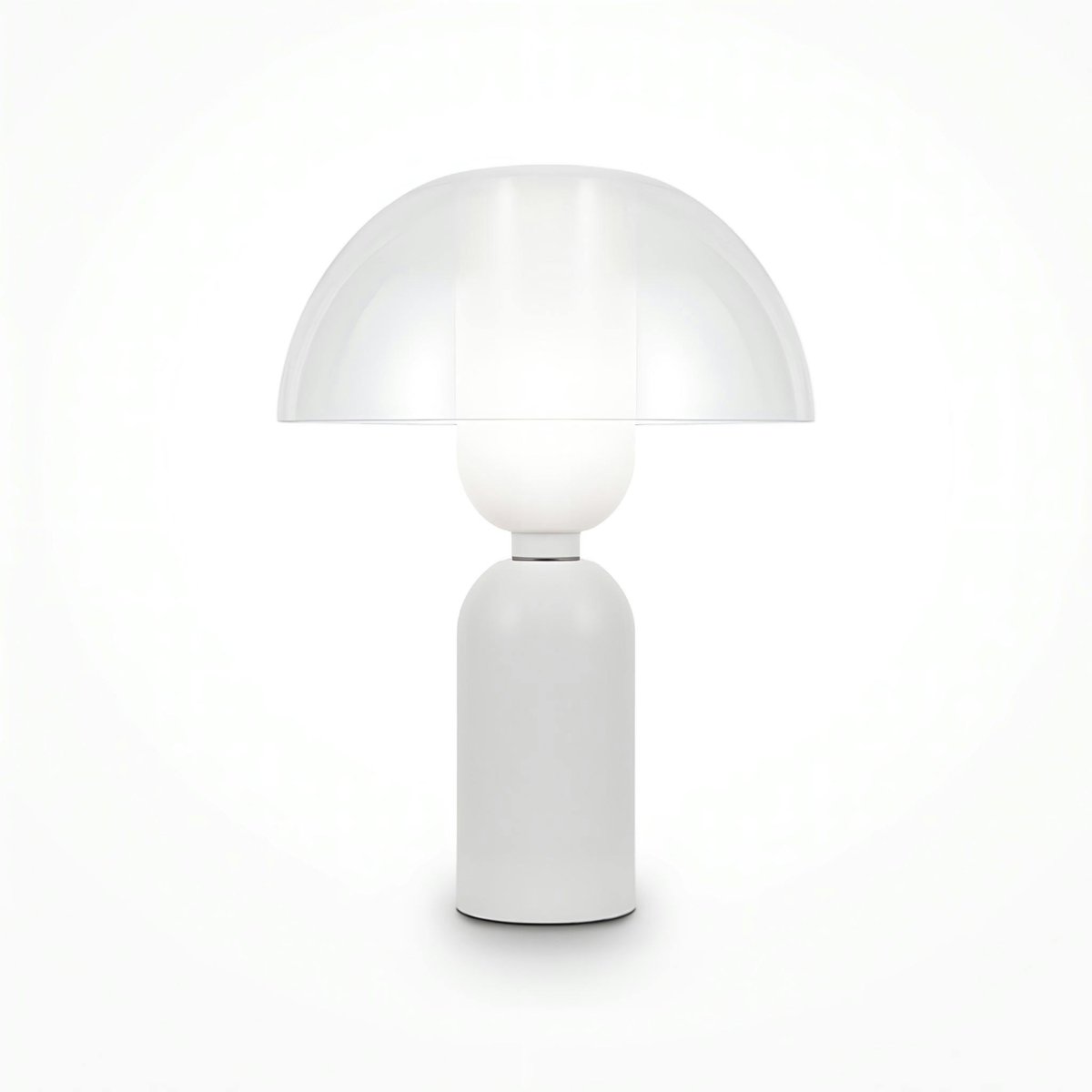 Lampe de salon blanche rétro – verre et céramique WINDER blanc, PIER IMPORT