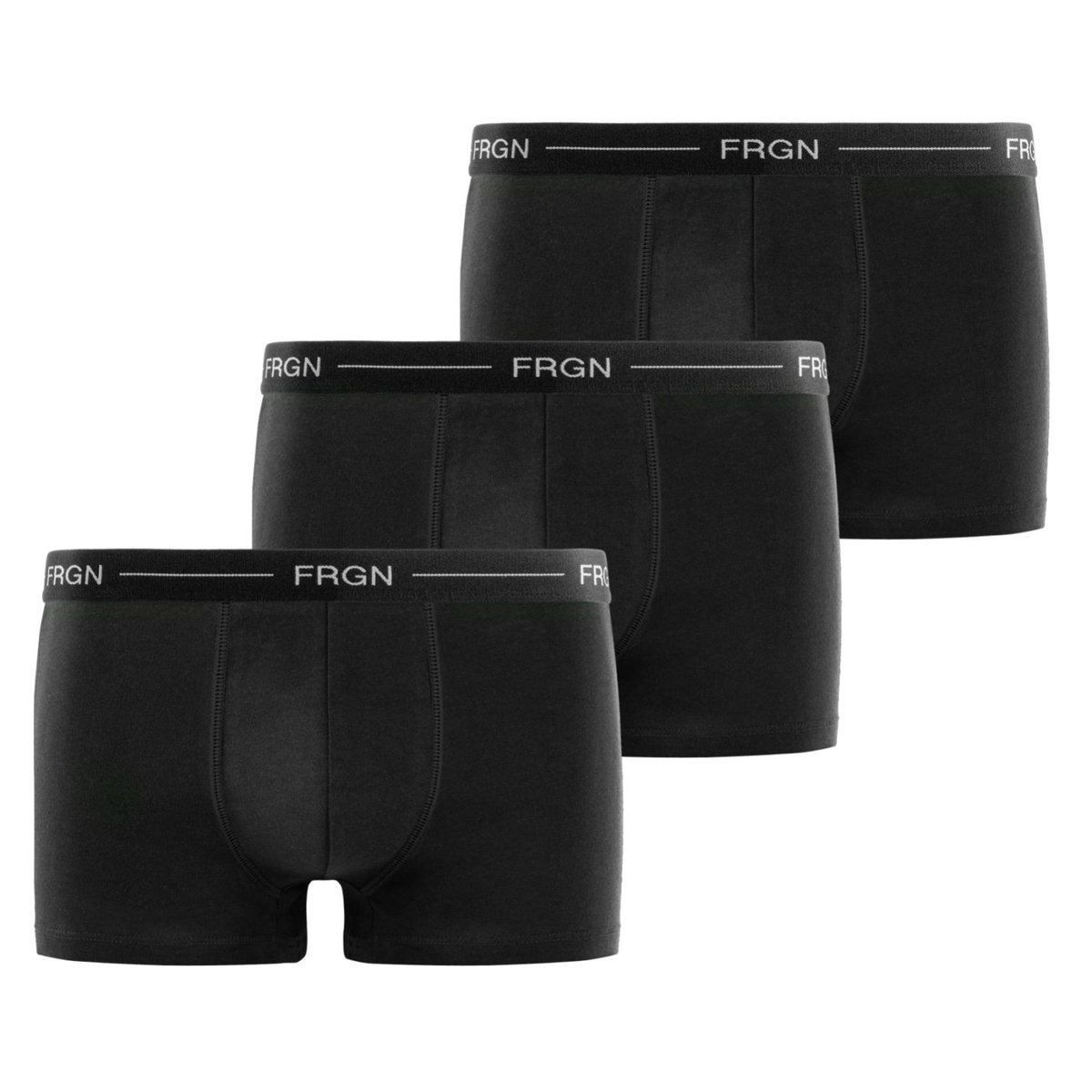 Lot De 3 Boxers Coton blanc/noir, FREEGUN