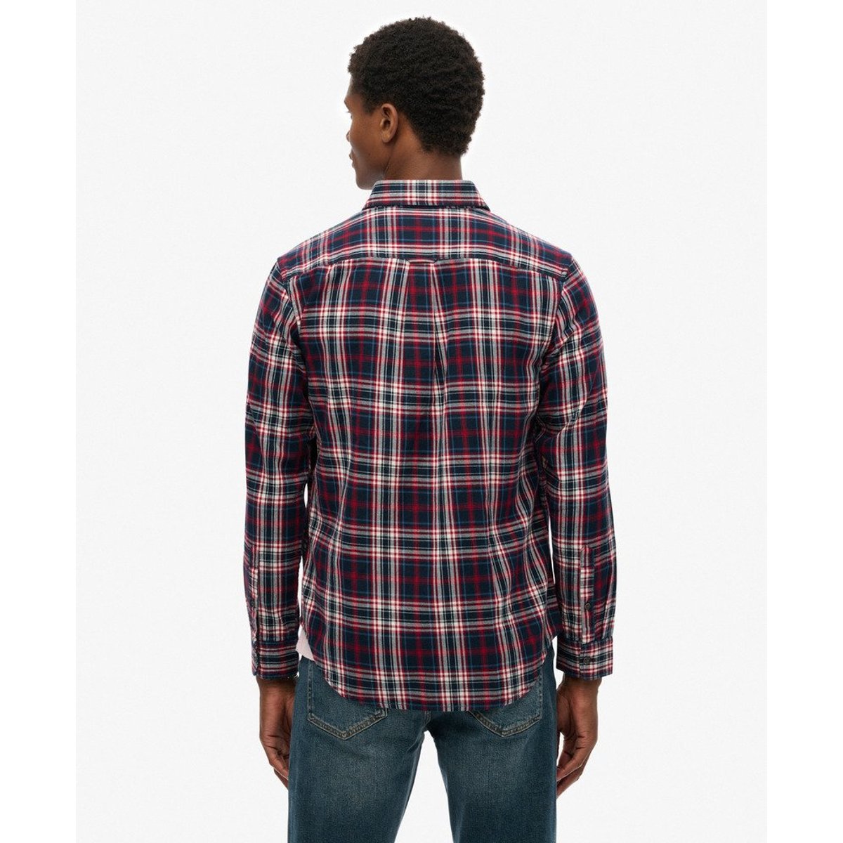 Chemise à Carreaux Vintage carreaux grace marine, SUPERDRY
