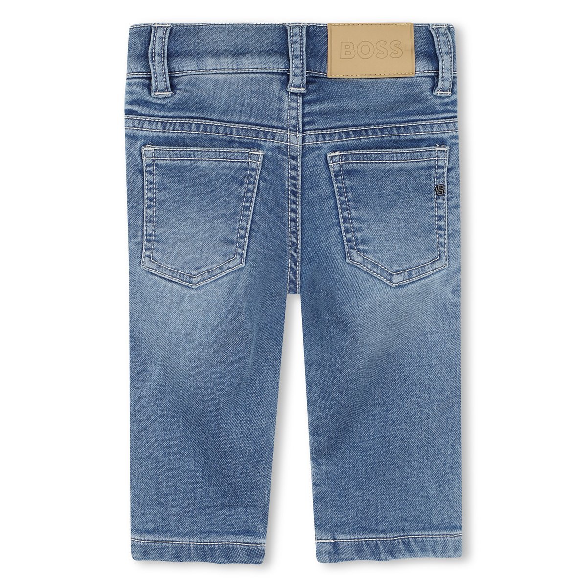 Pantalon en denim double stone+bleach, BOSS KIDSWEAR