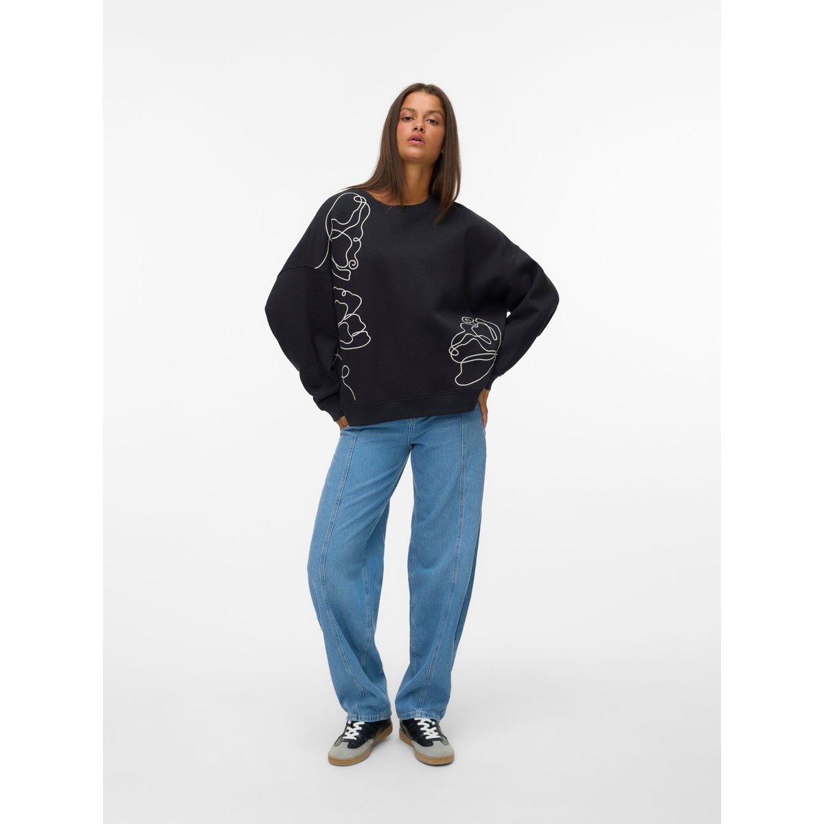 Sweat-Shirt noire - black, VERO MODA