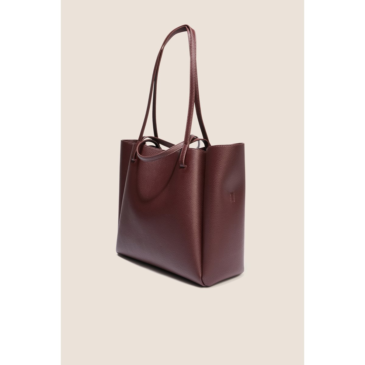 Sac cabas doublé bordeaux, BREAL