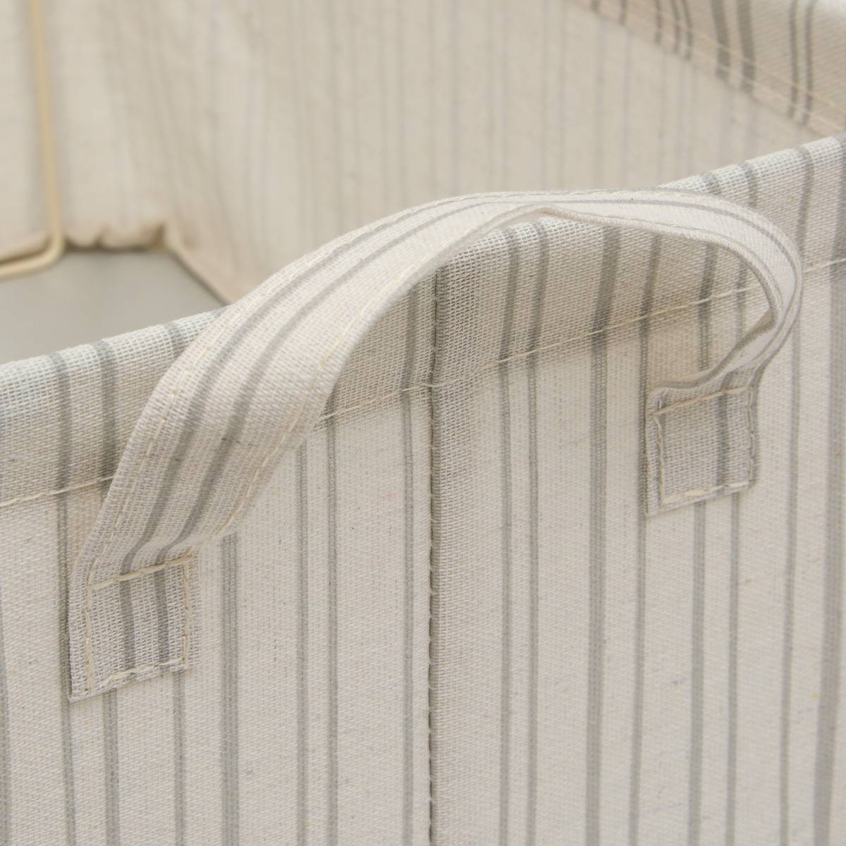Panier de rangement rectangulaire SILNEA beige lin, 5FIVE SIMPLY SMART