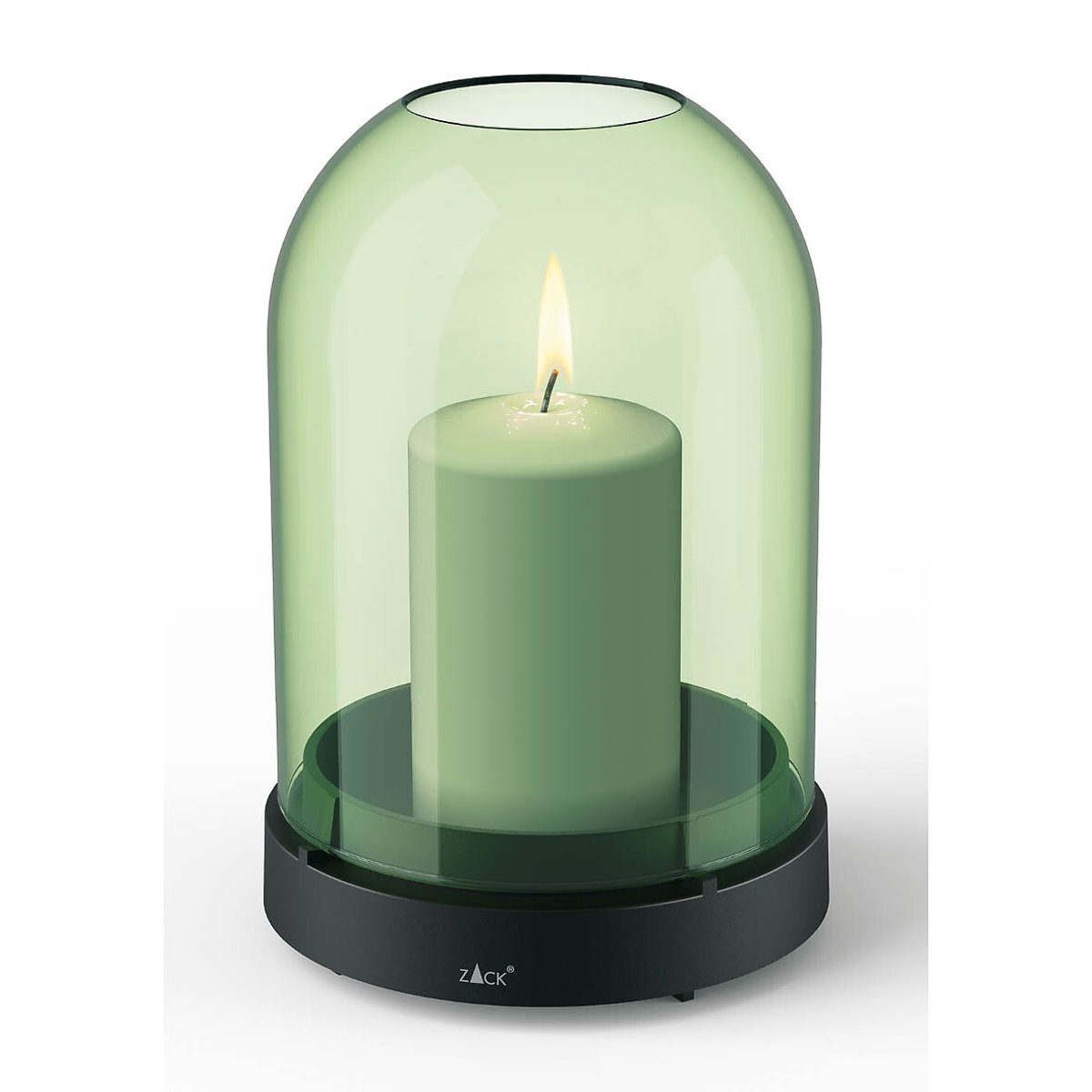 Lanterna "Trevo" 20,3cm, ZACK verde/preto, ZACK