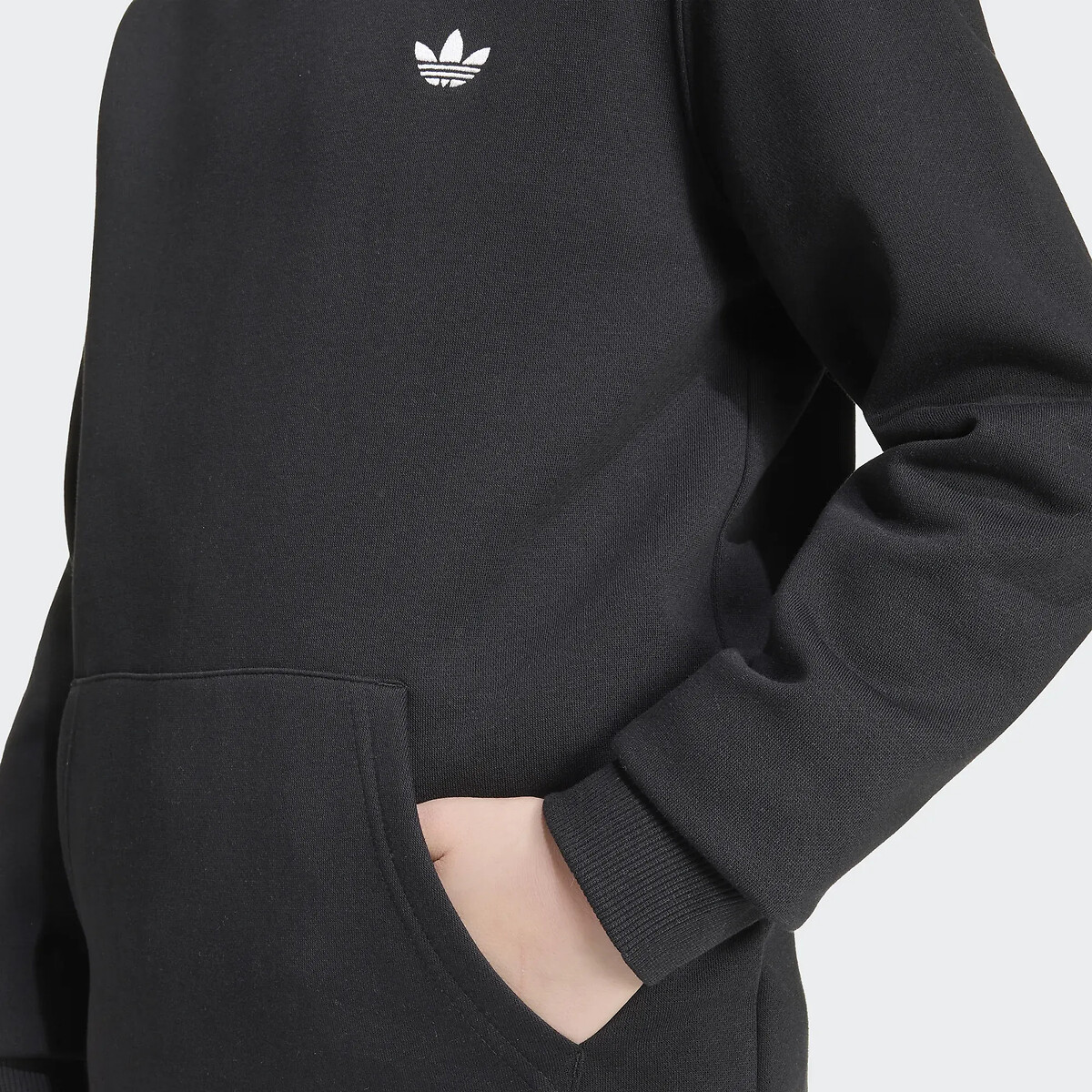 Sweat à capuche en molleton noir, adidas Originals