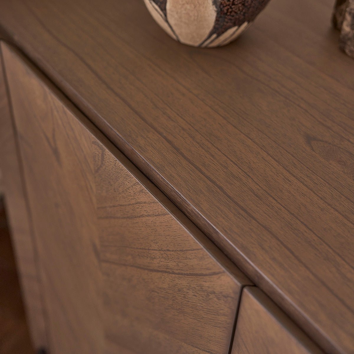 Bar en bois massif et métal 100 cm  CALIX marron, BERAH GETAH