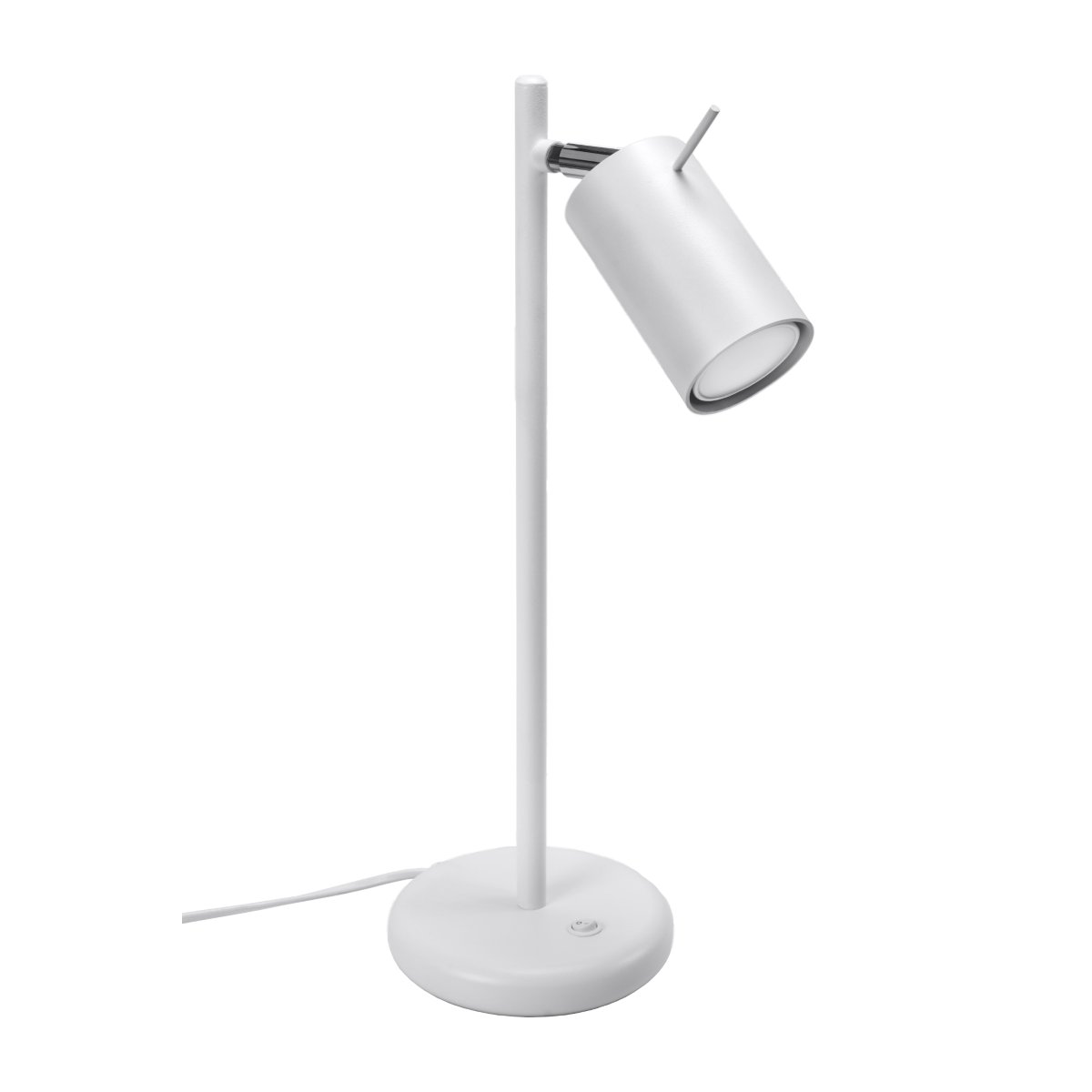 Lampe à poser Acier Blanc GU10 1 Ring blanc, EDEN
