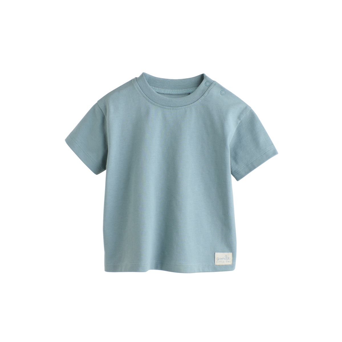 T-shirt bébé à manches courtes, lot de 4 bleu minéral/vert, NEXT