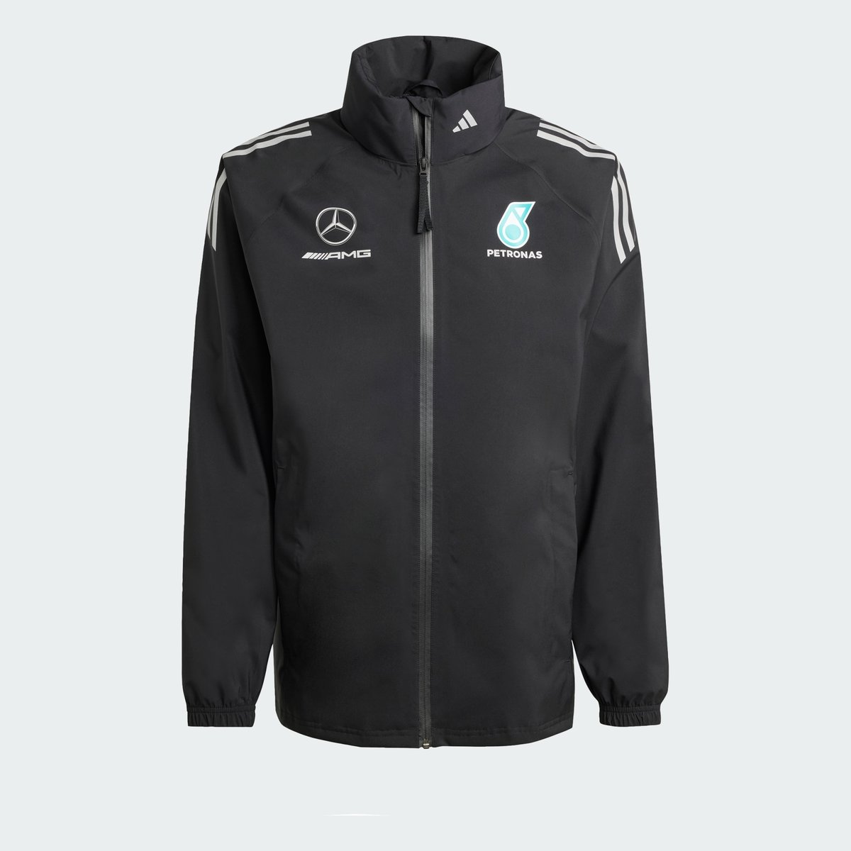 Veste De Pluie De Mécanicien Mercedes - Amg Petronas Formula One Team Veste De Pluie De Mécanicien Mercedes - Amg Petronas Formula One Team black / reflective silver, adidas Performance