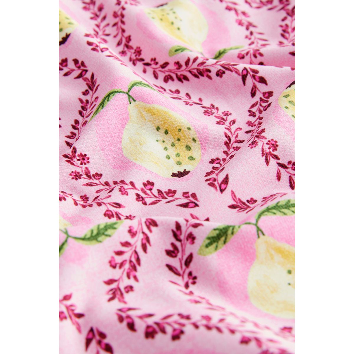 Bas de bikini échancré effet ventre plat rose/jaune citron, NEXT
